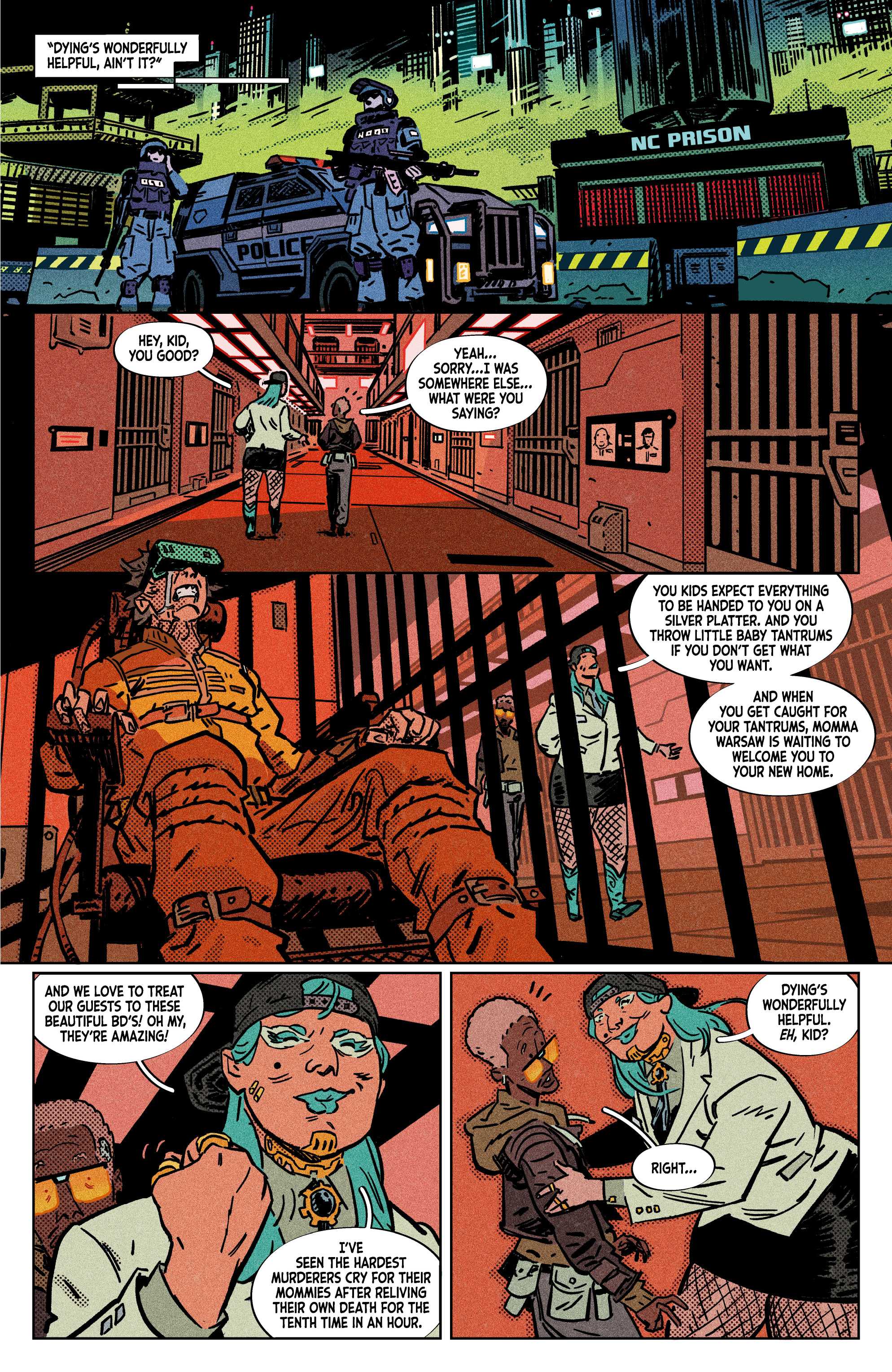 Read online Cyberpunk 2077: Blackout comic -  Issue #1 - 21