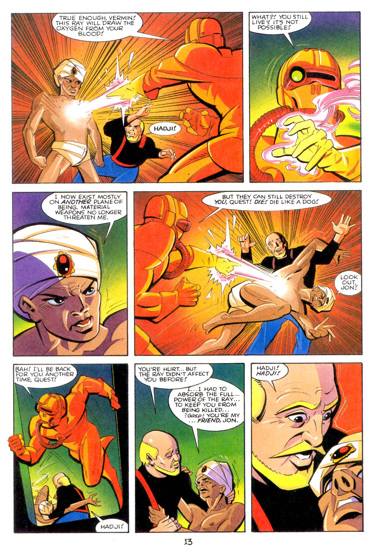 Read online Jonny Quest comic -  Issue #8 - 16