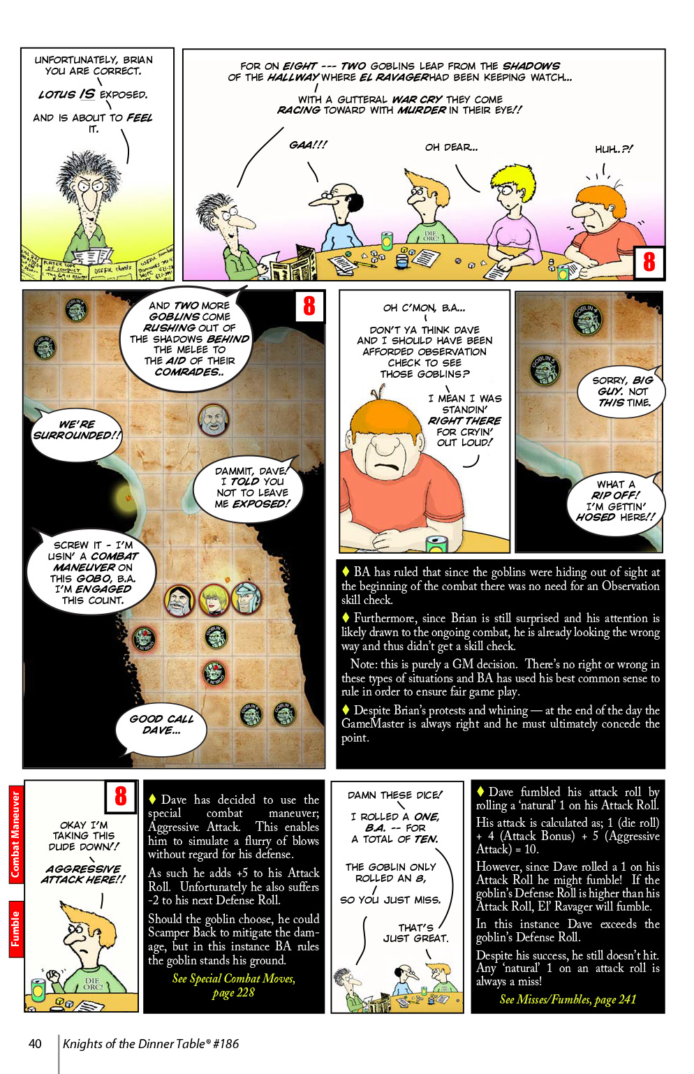 Read online Knights of the Dinner Table comic -  Issue #186 - 42