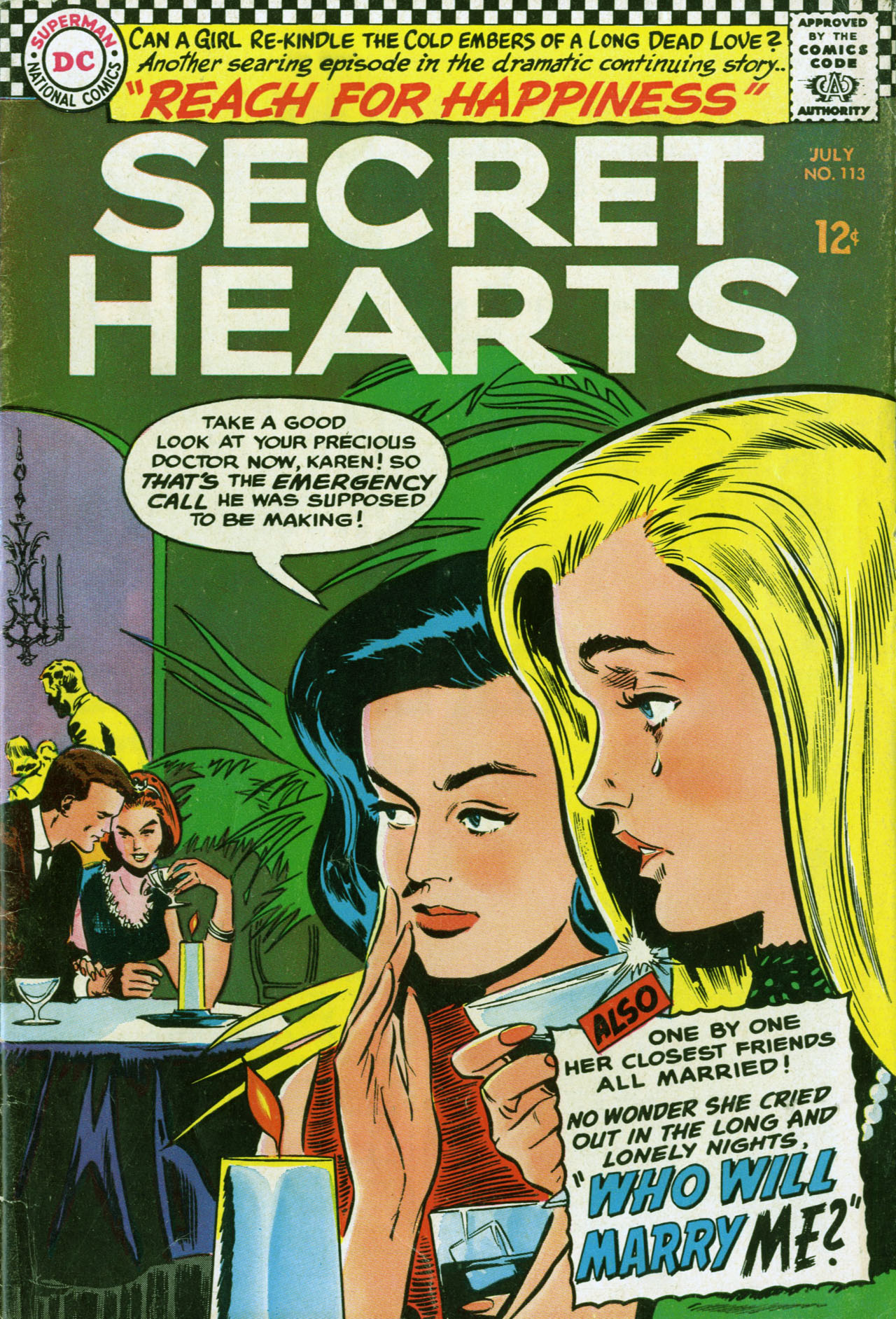 Read online Secret Hearts comic -  Issue #113 - 1
