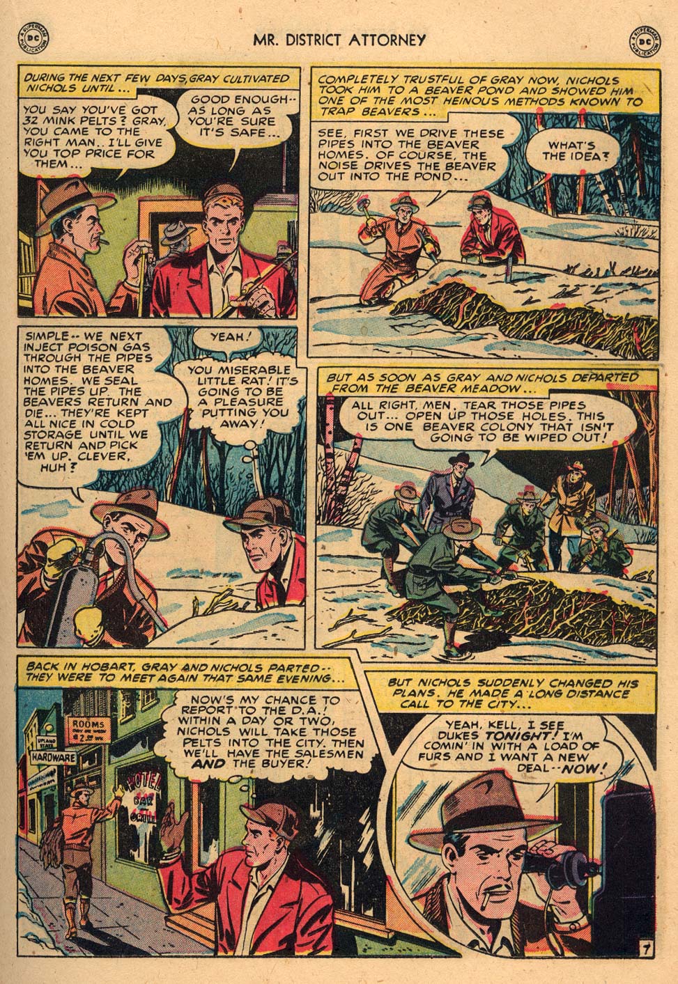 Read online Mr. District Attorney comic -  Issue #9 - 21