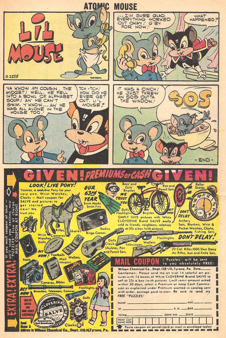 Read online Atomic Mouse comic -  Issue #24 - 33