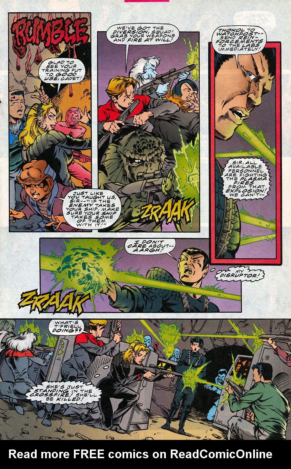 Read online Star Trek: Starfleet Academy (1996) comic -  Issue #16 - 17