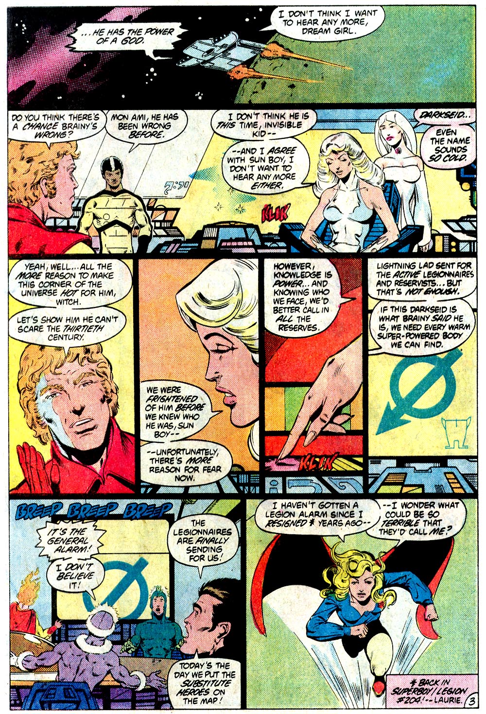 Legion of Super-Heroes (1980) 294 Page 3