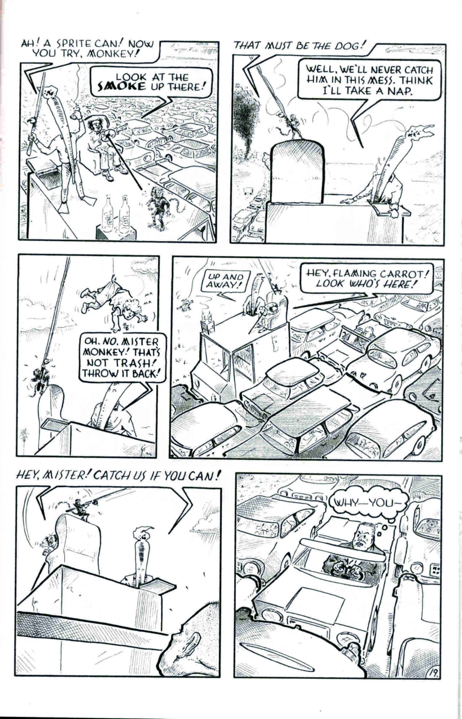 Read online Flaming Carrot & Reid Fleming, World's Toughest Milkman comic -  Issue # Full - 19