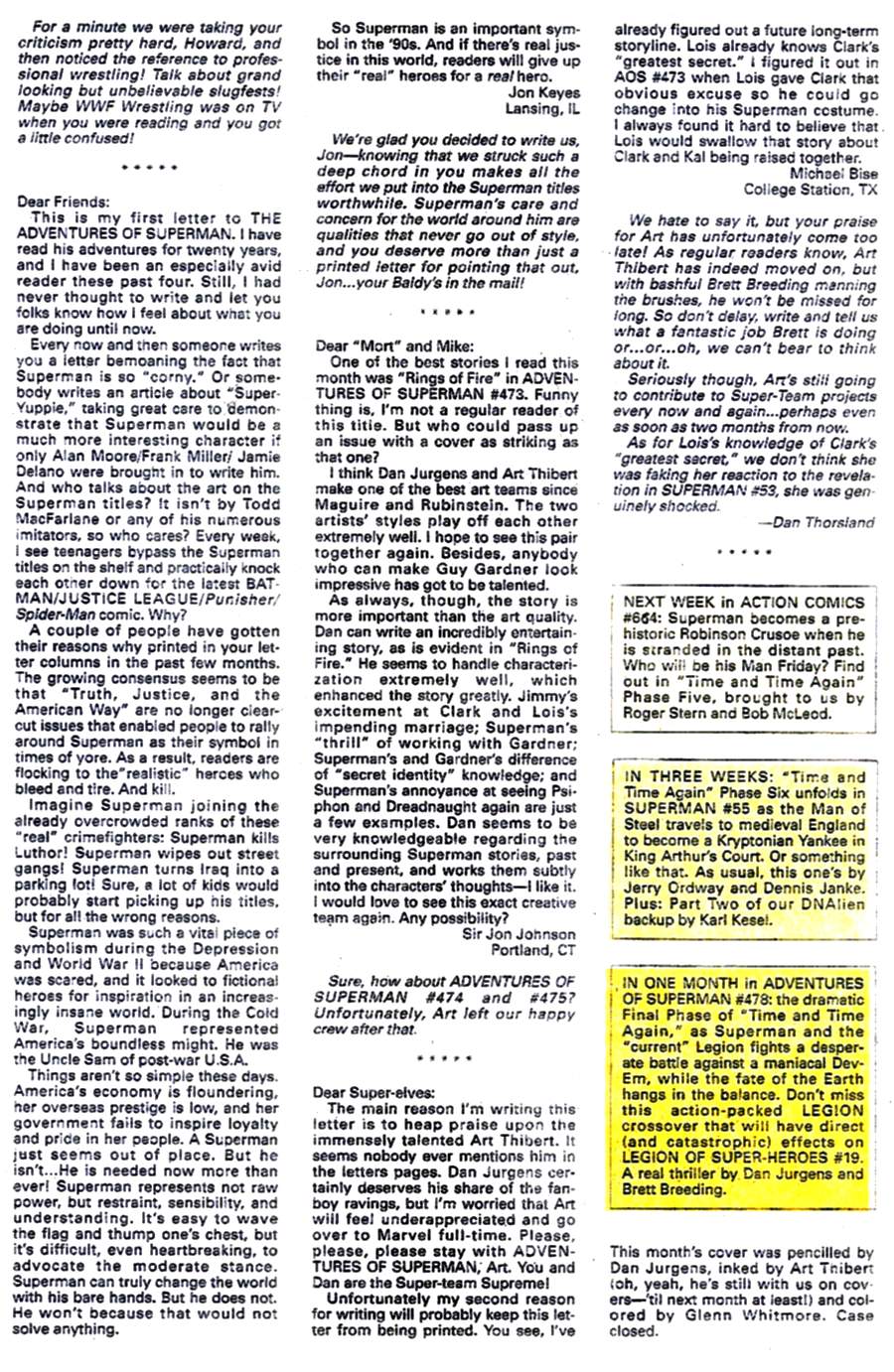 Read online Adventures of Superman (1987) comic -  Issue #477 - 25