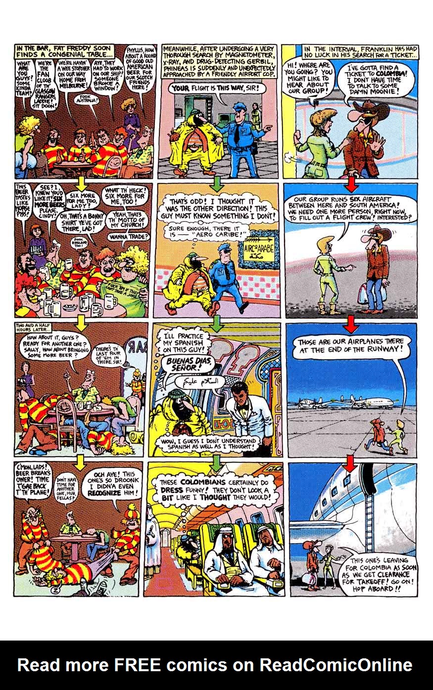 Read online The Fabulous Furry Freak Brothers comic -  Issue #8 - 9