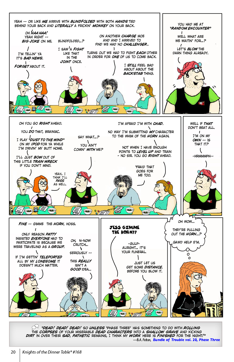 Read online Knights of the Dinner Table comic -  Issue #168 - 22