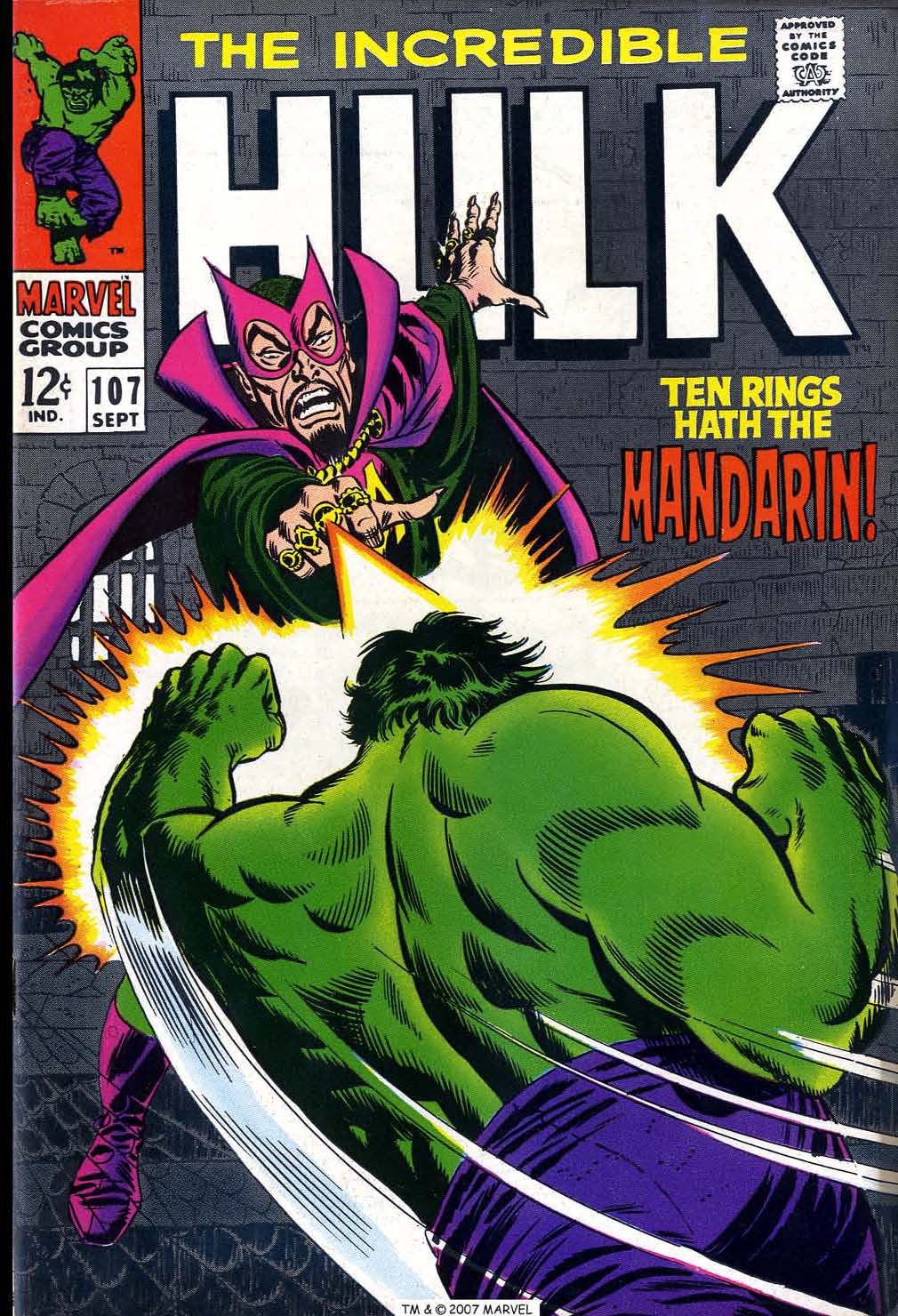 Read online The Incredible Hulk (1968) comic -  Issue #107 - 1