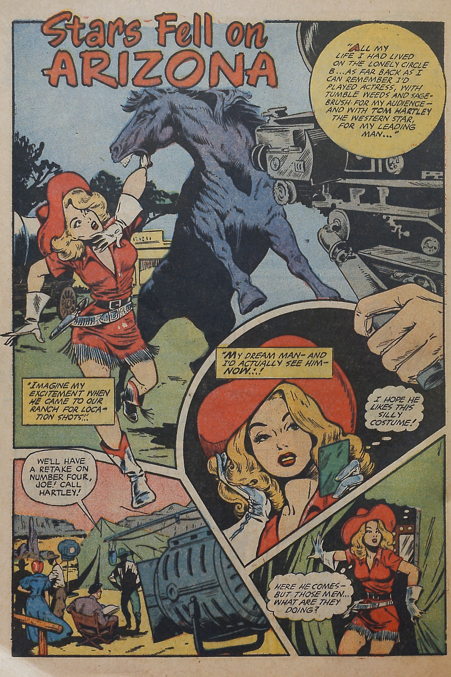 Read online Cowgirl Romances (1950) comic -  Issue #10 - 28