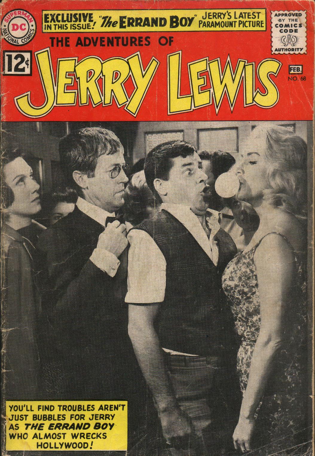 Read online The Adventures of Jerry Lewis comic -  Issue #68 - 1