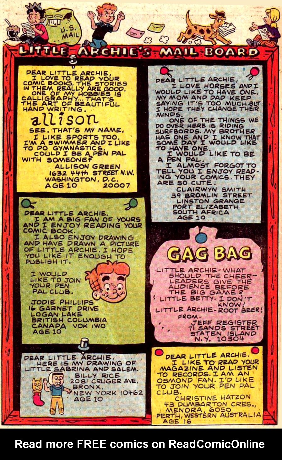 Read online The Adventures of Little Archie comic -  Issue #168 - 26