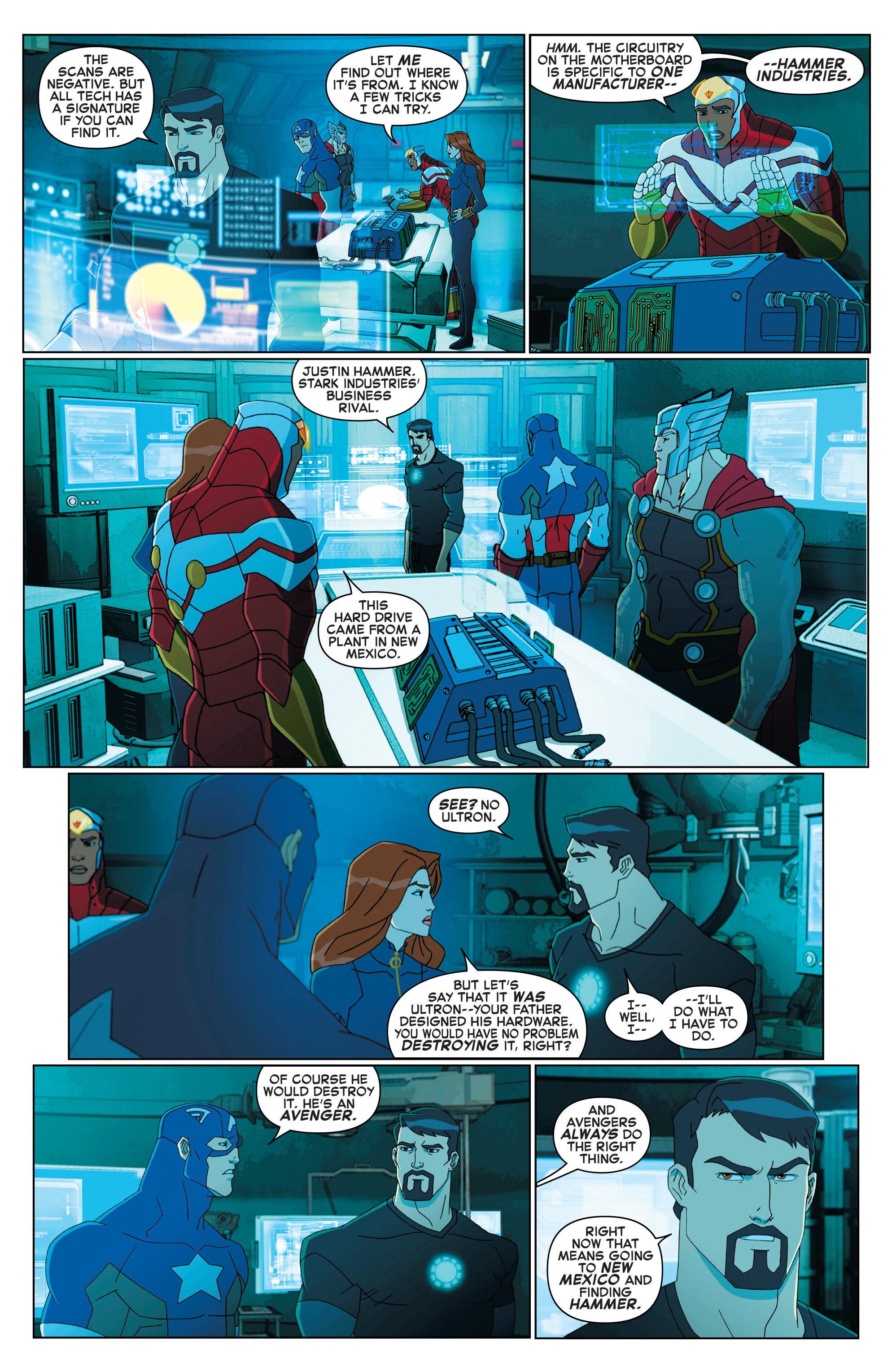 Read online Marvel Universe Avengers Assemble: Civil War comic -  Issue #1 - 7