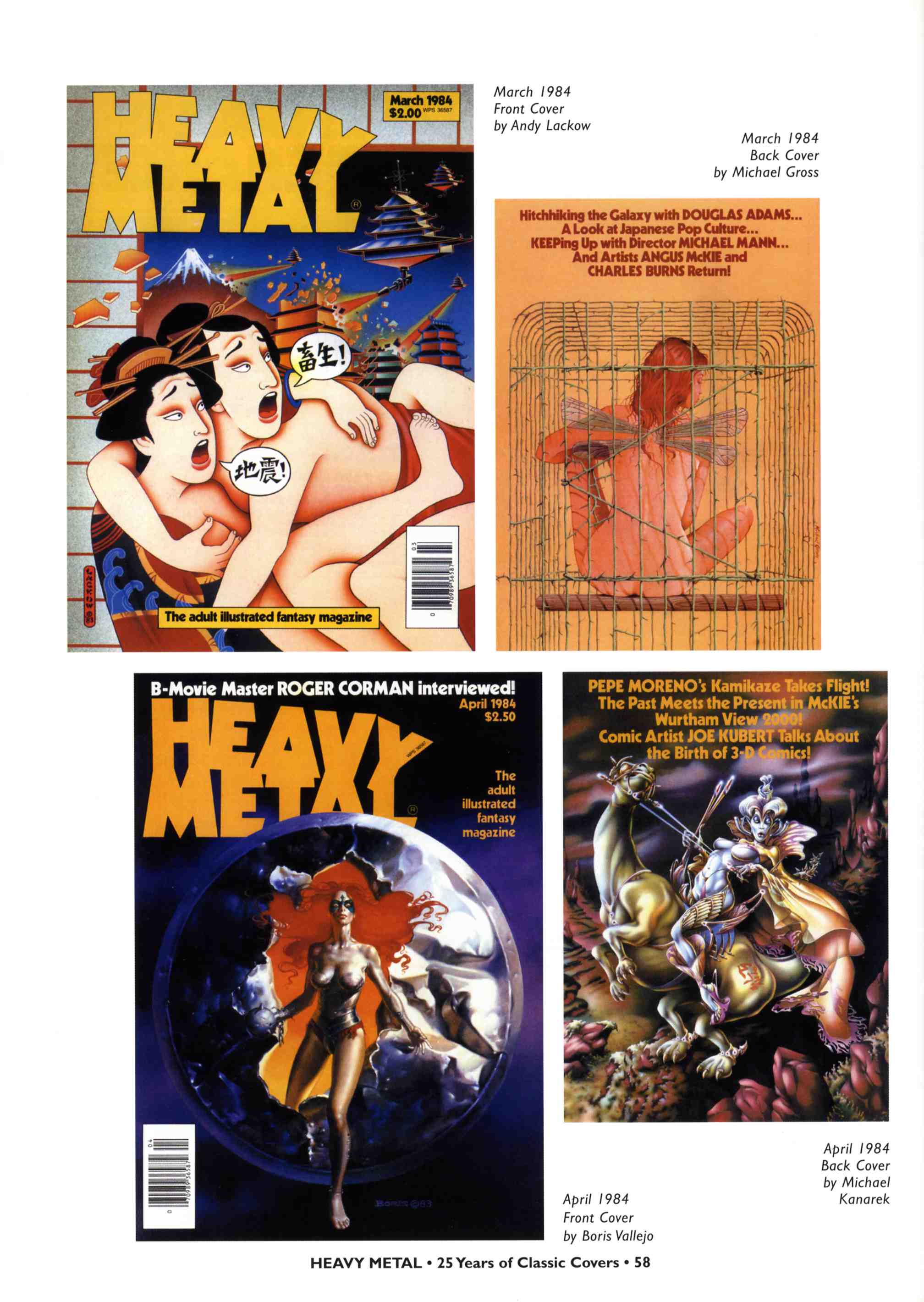 Read online Heavy Metal: 25 Years of Classic Covers comic -  Issue # TPB - 64