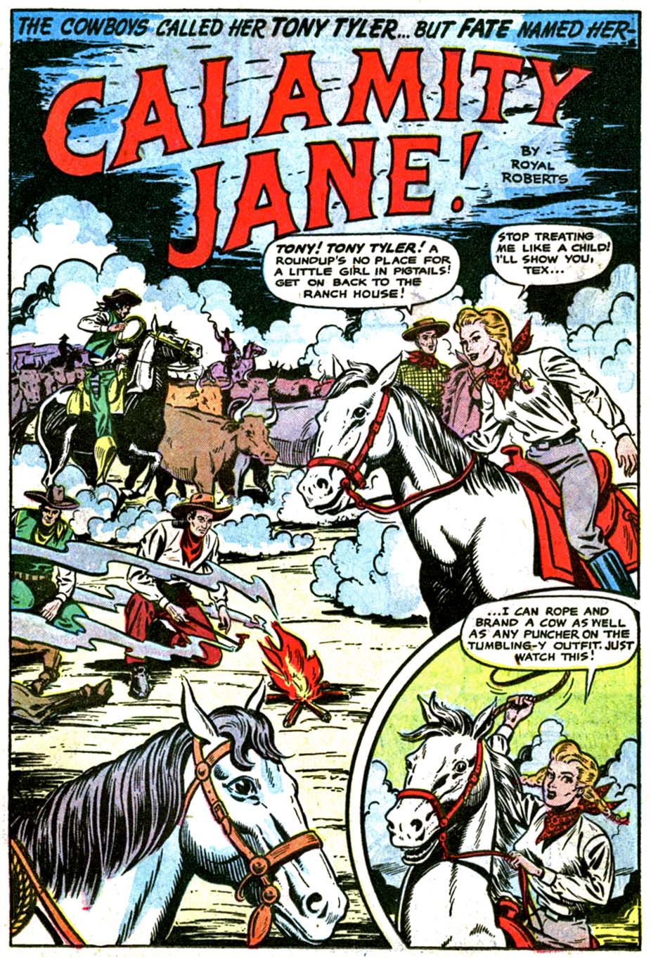 Read online Cowgirl Romances (1950) comic -  Issue #3 - 32