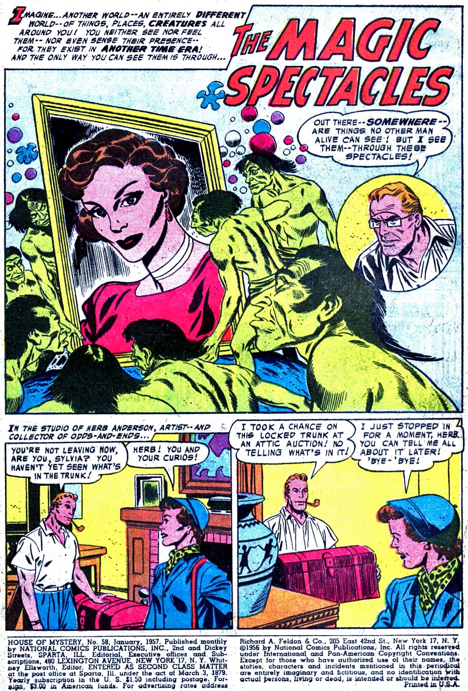 Read online House of Mystery (1951) comic -  Issue #58 - 3