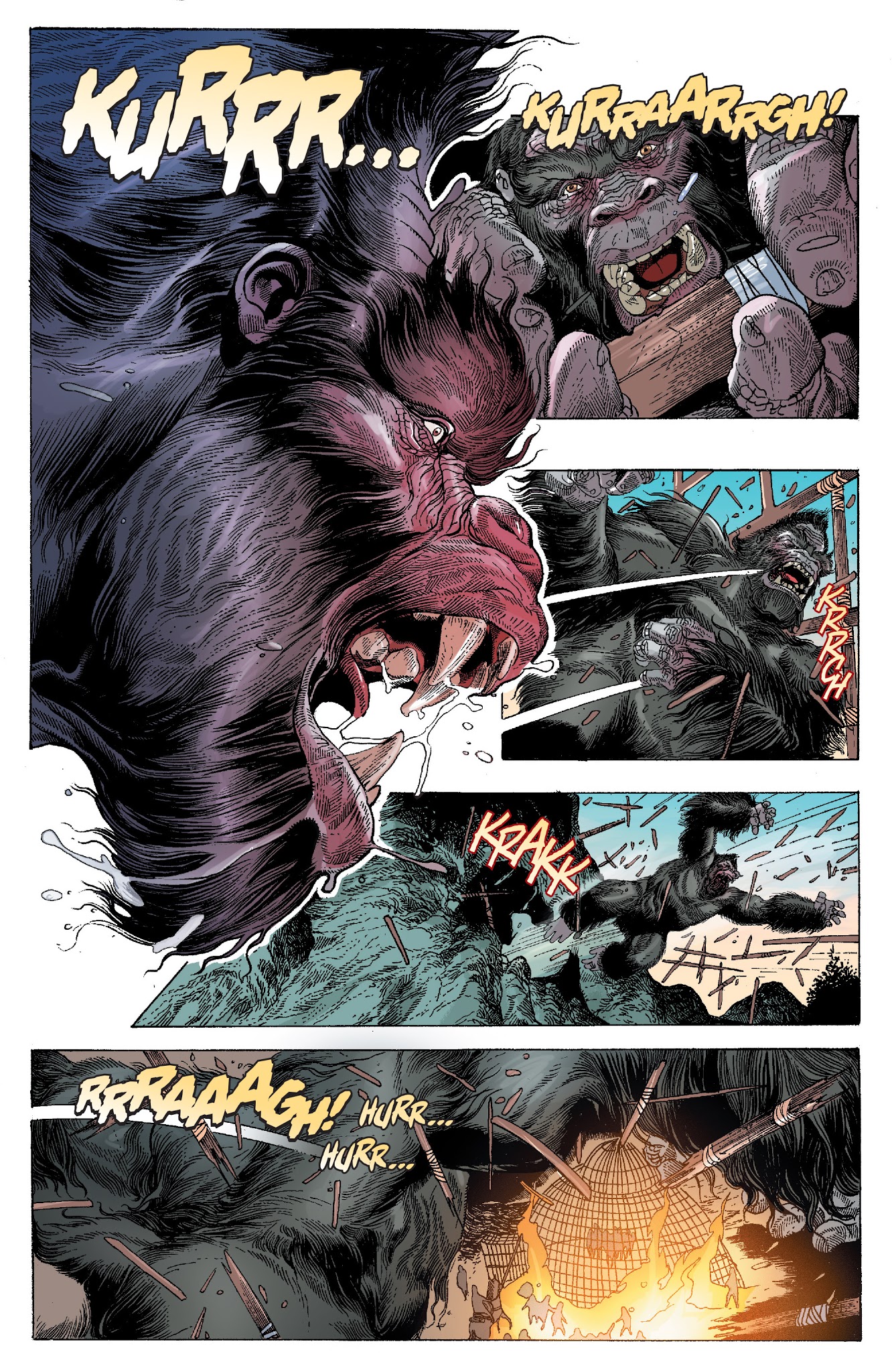 Read online Kong on the Planet of the Apes comic -  Issue #5 - 12