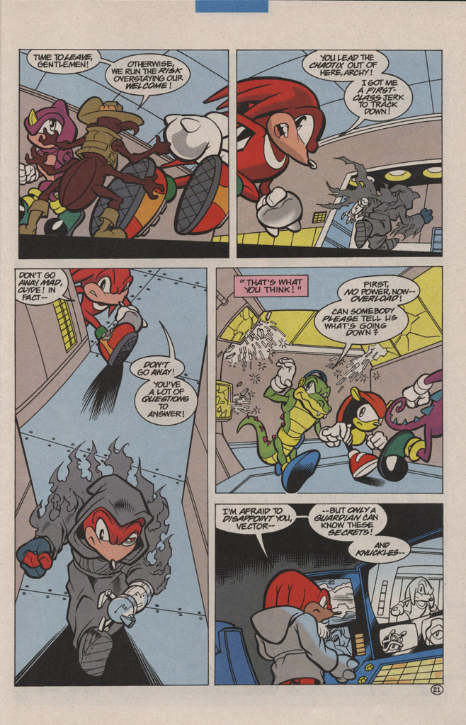 Read online Knuckles the Echidna comic -  Issue #3 - 29
