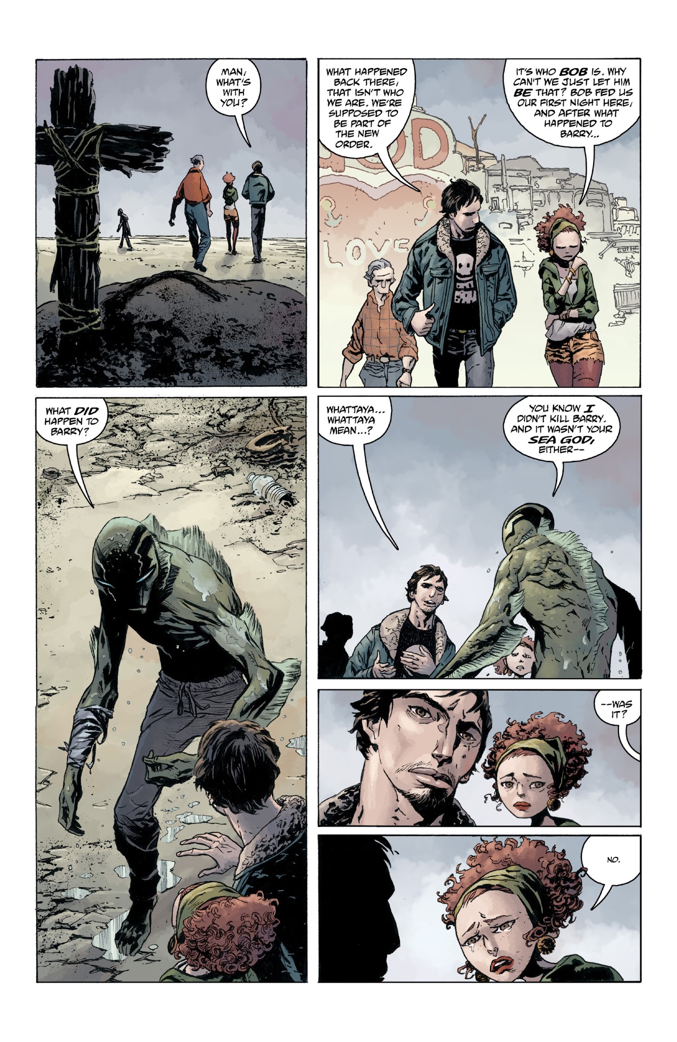 Read online Abe Sapien: Dark and Terrible and The New Race of Man comic -  Issue # TPB - 113