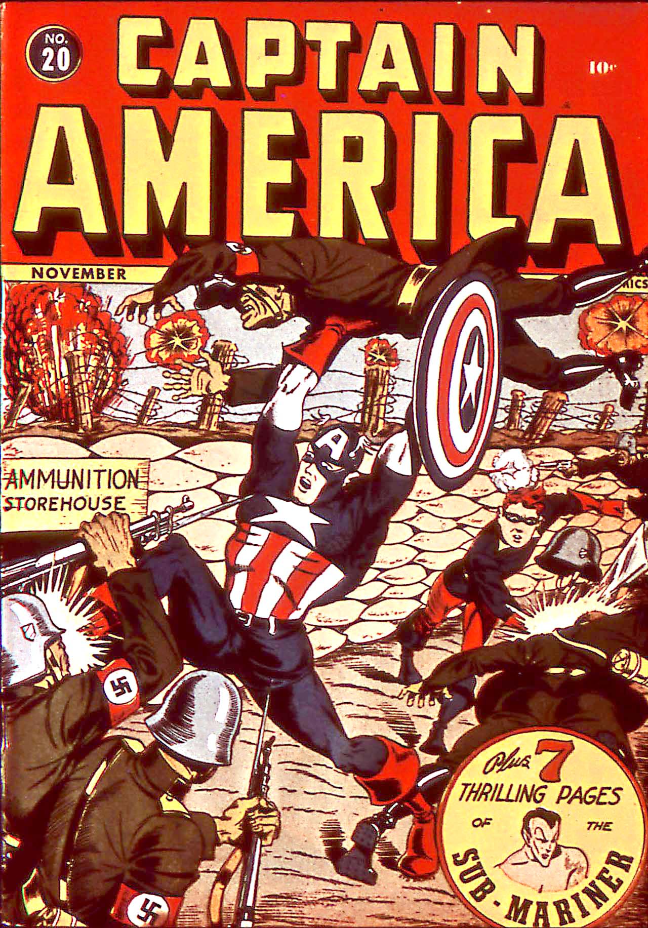 Read online Captain America Comics comic -  Issue #20 - 1
