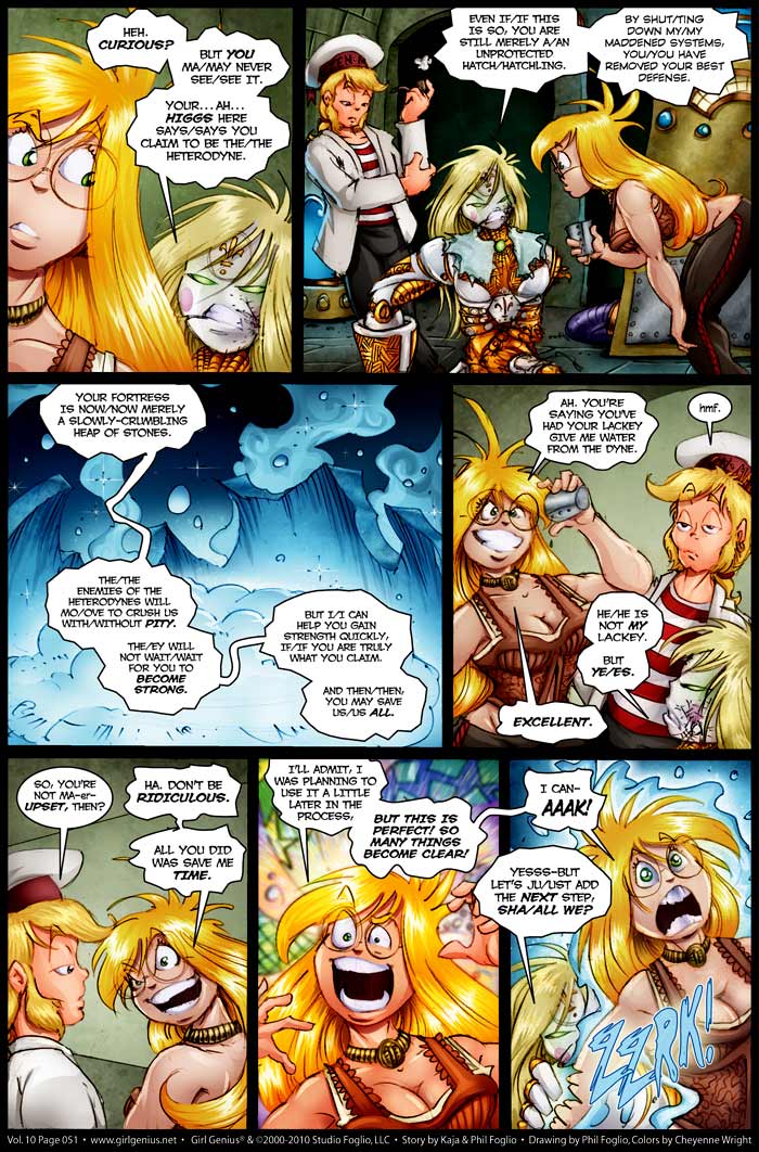 Read online Girl Genius (2002) comic -  Issue #10 - 52