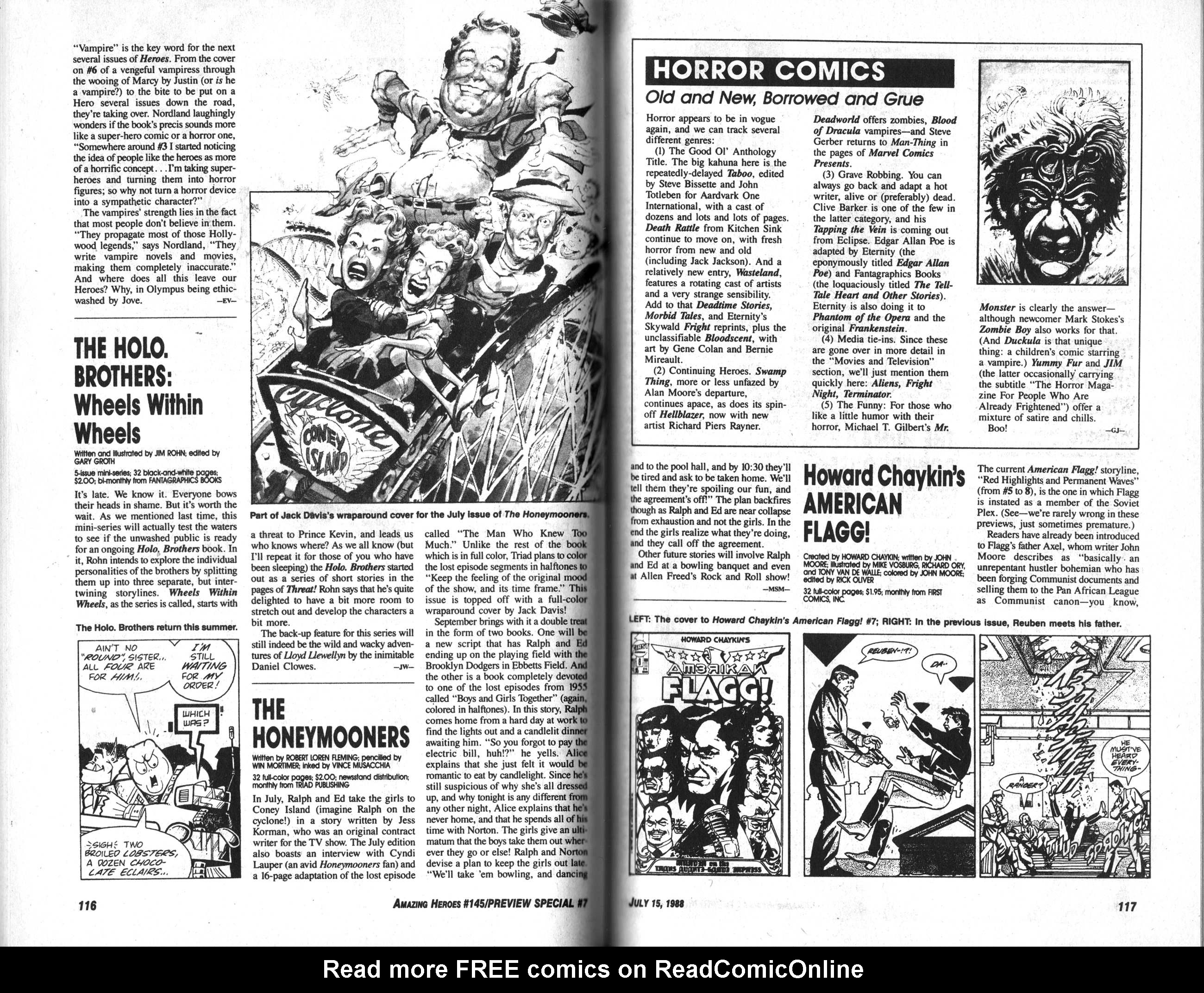 Read online Amazing Heroes comic -  Issue #145 - 60
