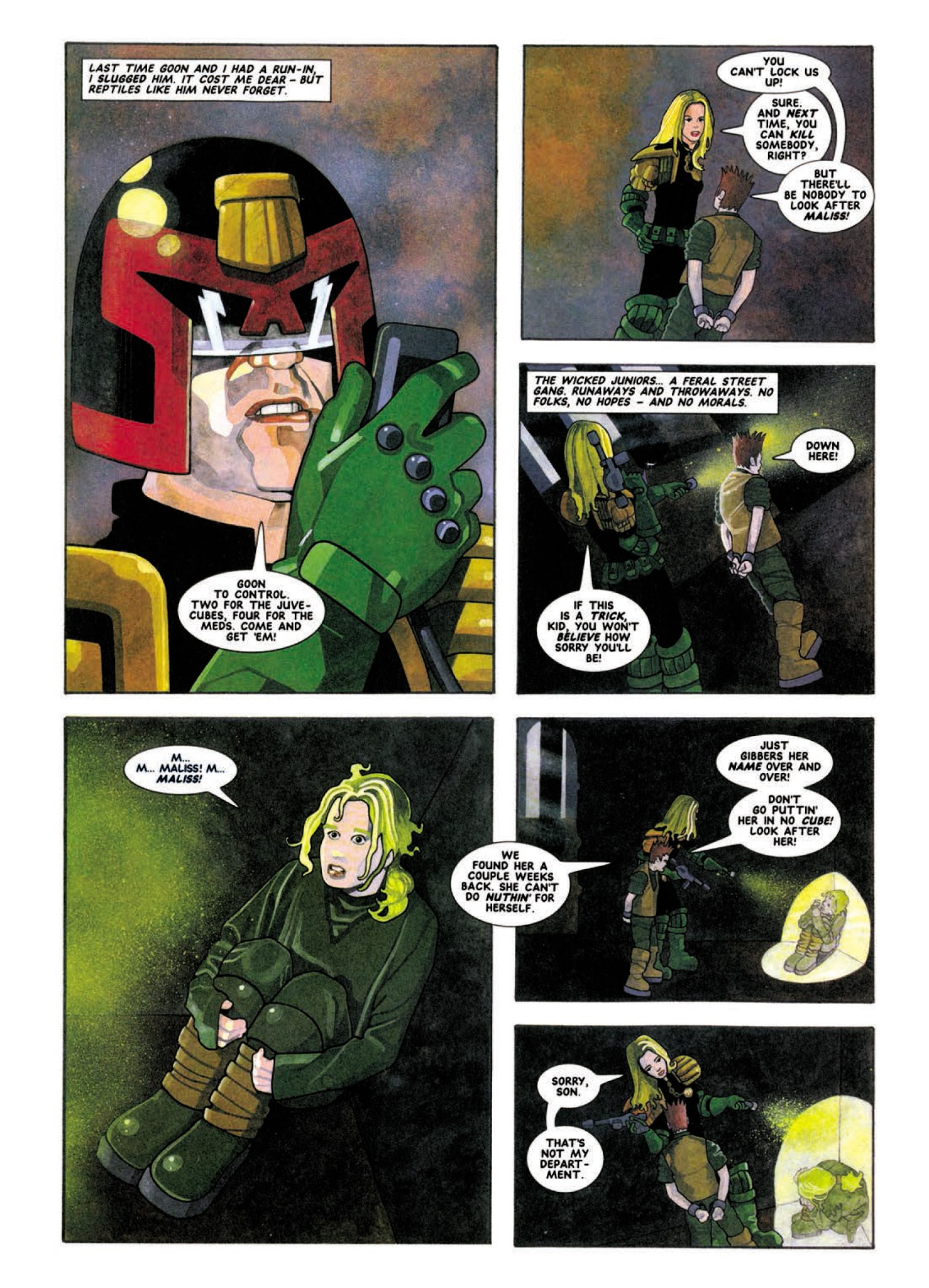 Read online Judge Anderson: The Psi Files comic -  Issue # TPB 3 - 124