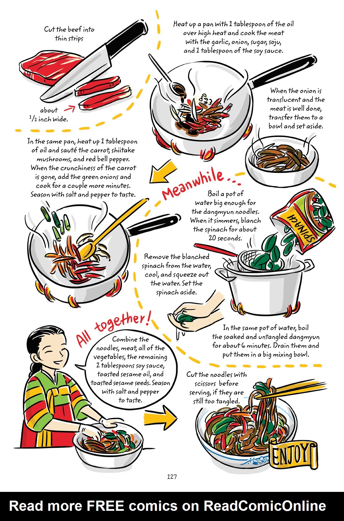 Read online Cook Korean! A Comic Book With Recipes comic -  Issue # TPB (Part 2) - 28