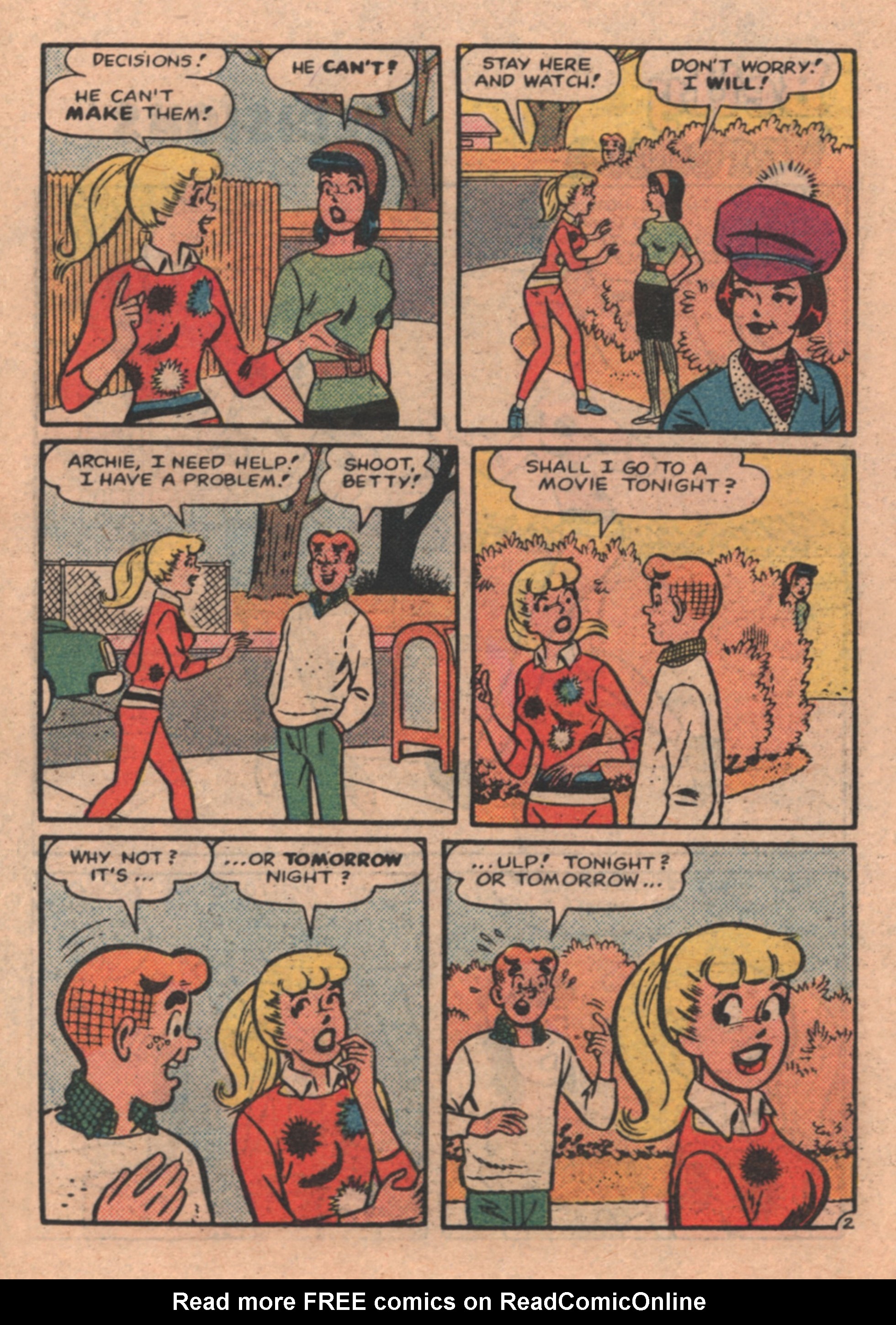 Read online Betty and Veronica Digest Magazine comic -  Issue #4 - 34