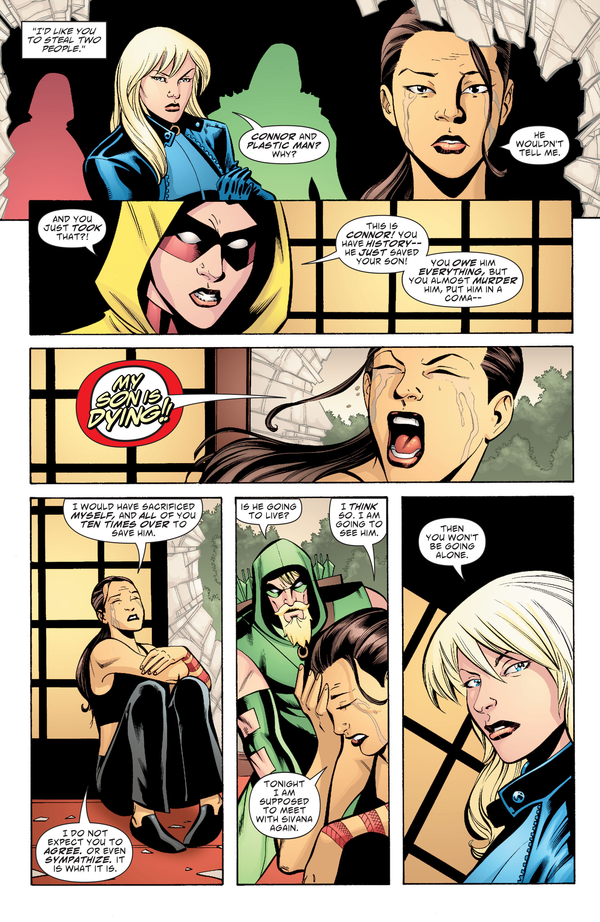 Read online Green Arrow/Black Canary comic -  Issue #12 - 9