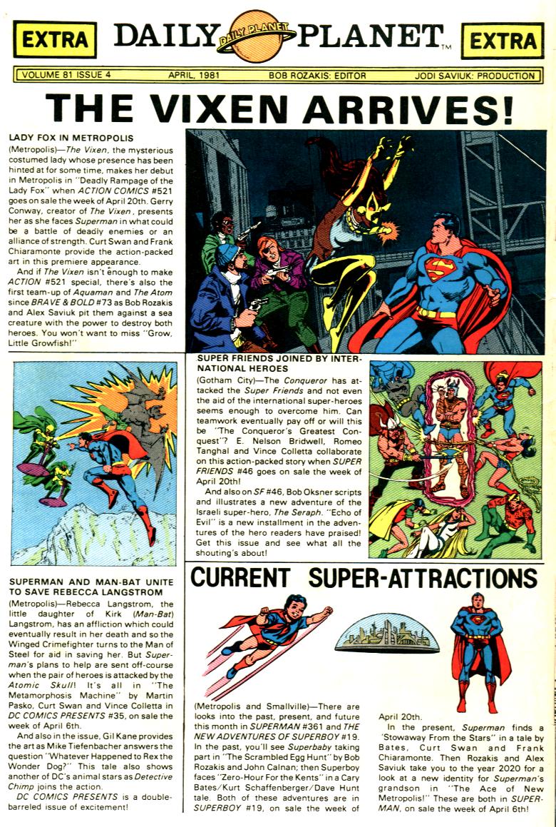 Read online The Superman Family comic -  Issue #208 - 52