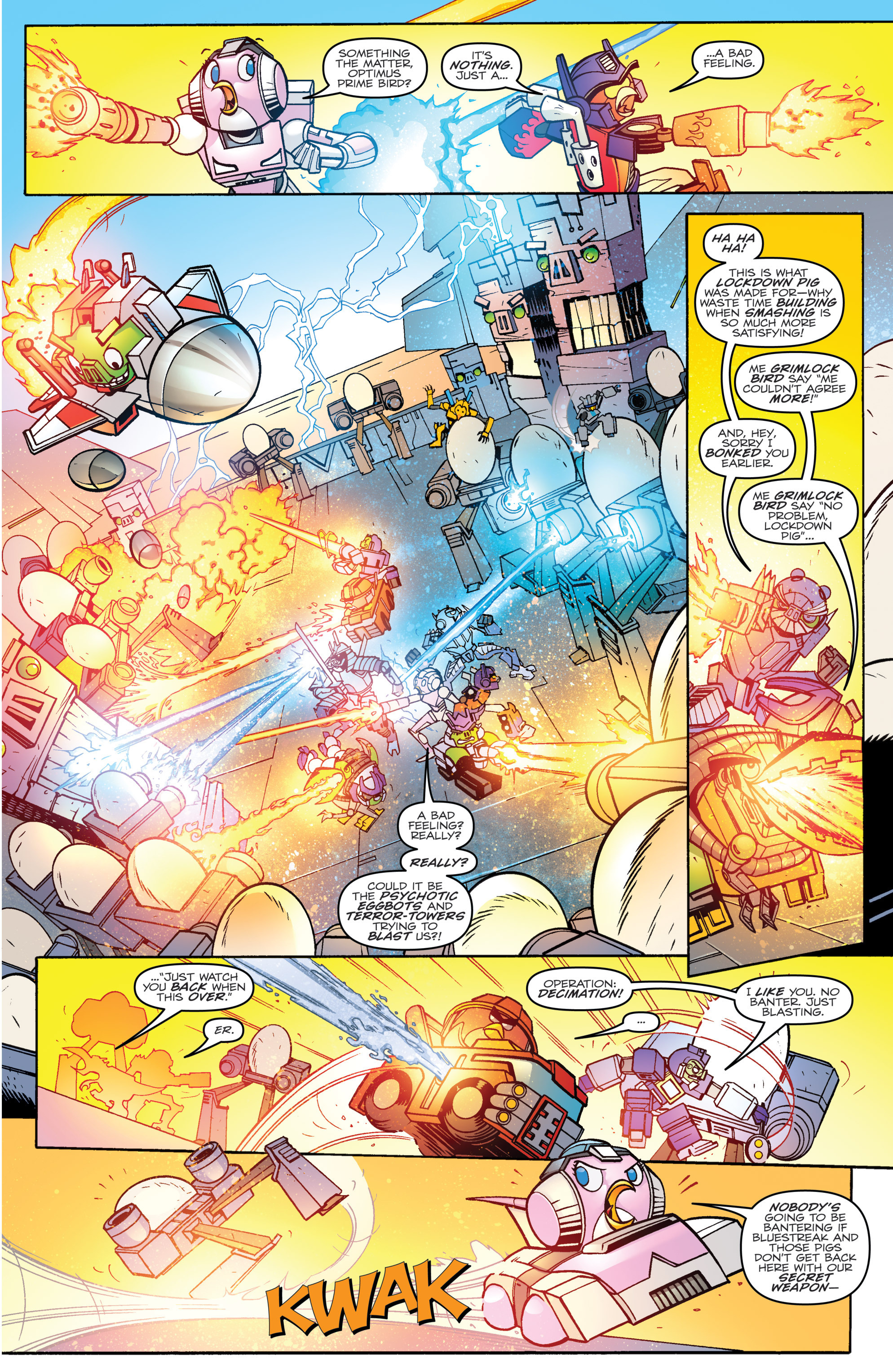 Read online Angry Birds Transformers comic -  Issue #4 - 9