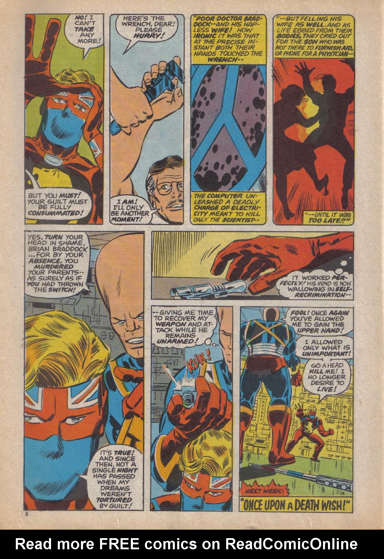 Read online Captain Britain (1976) comic -  Issue #14 - 8