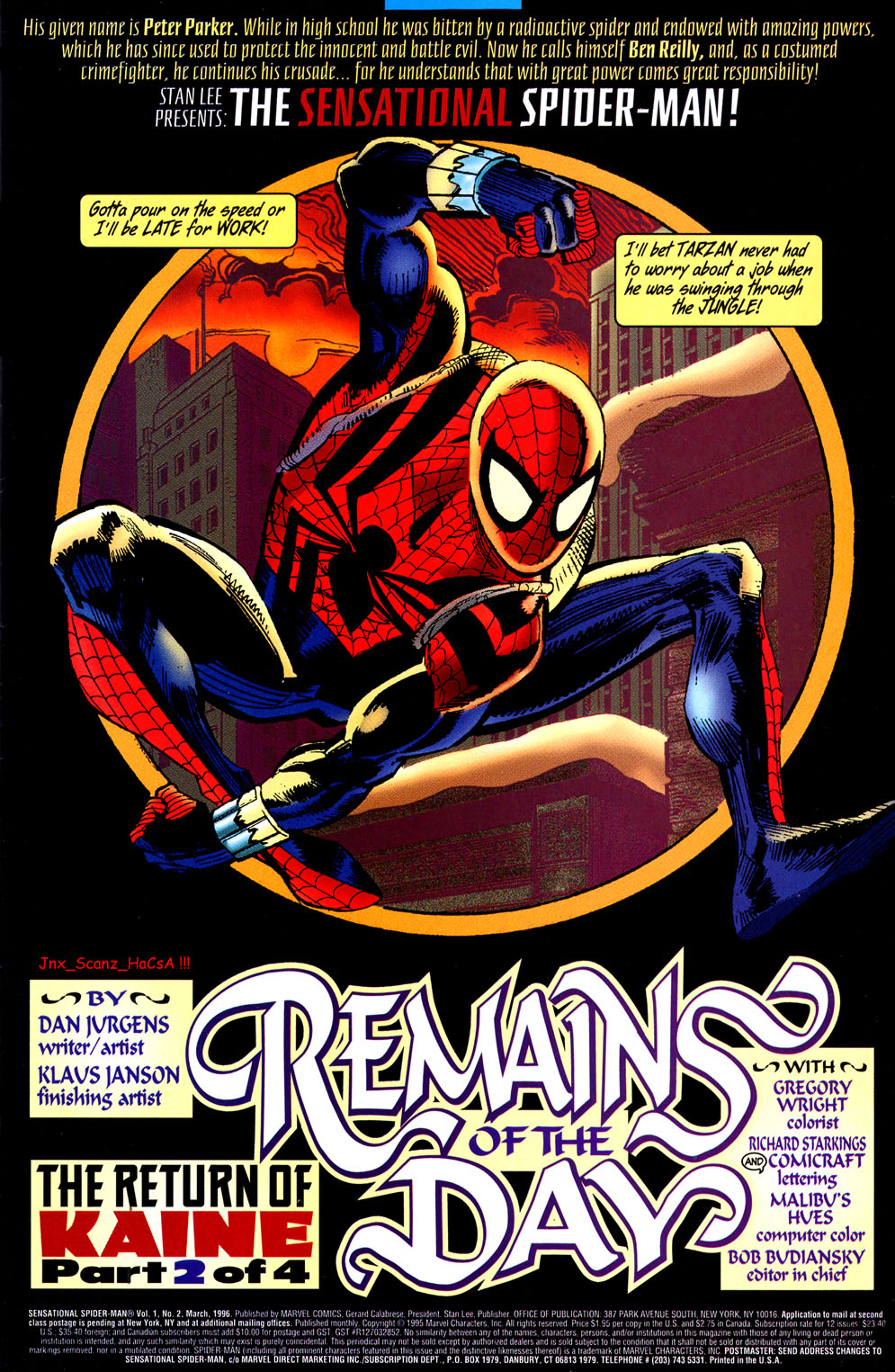 Read online The Sensational Spider-Man (1996) comic -  Issue #2 - 2