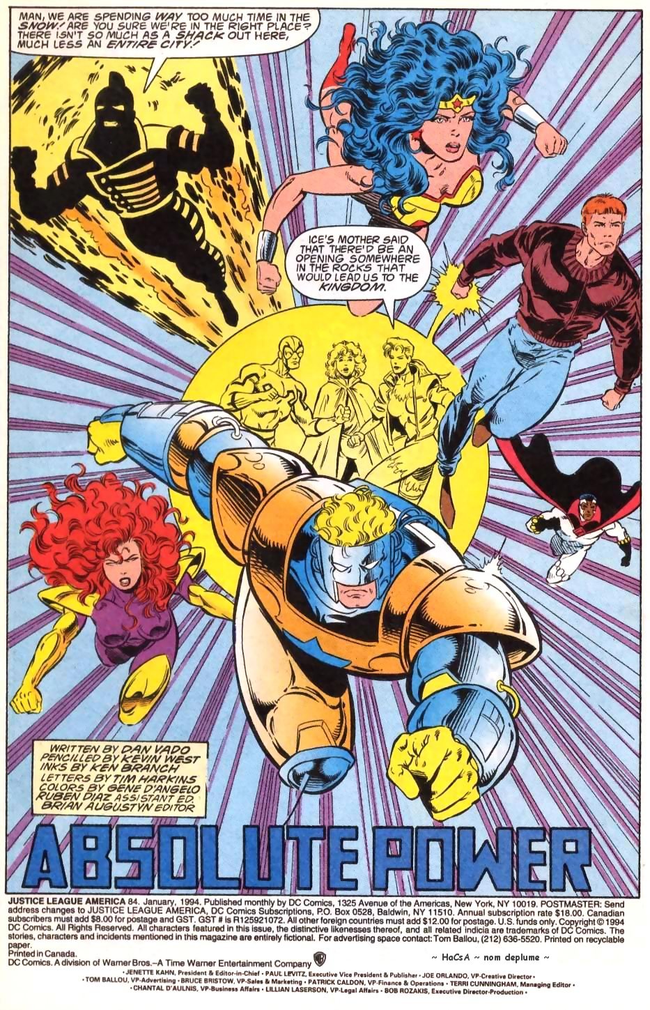 Read online Justice League America comic -  Issue #84 - 2