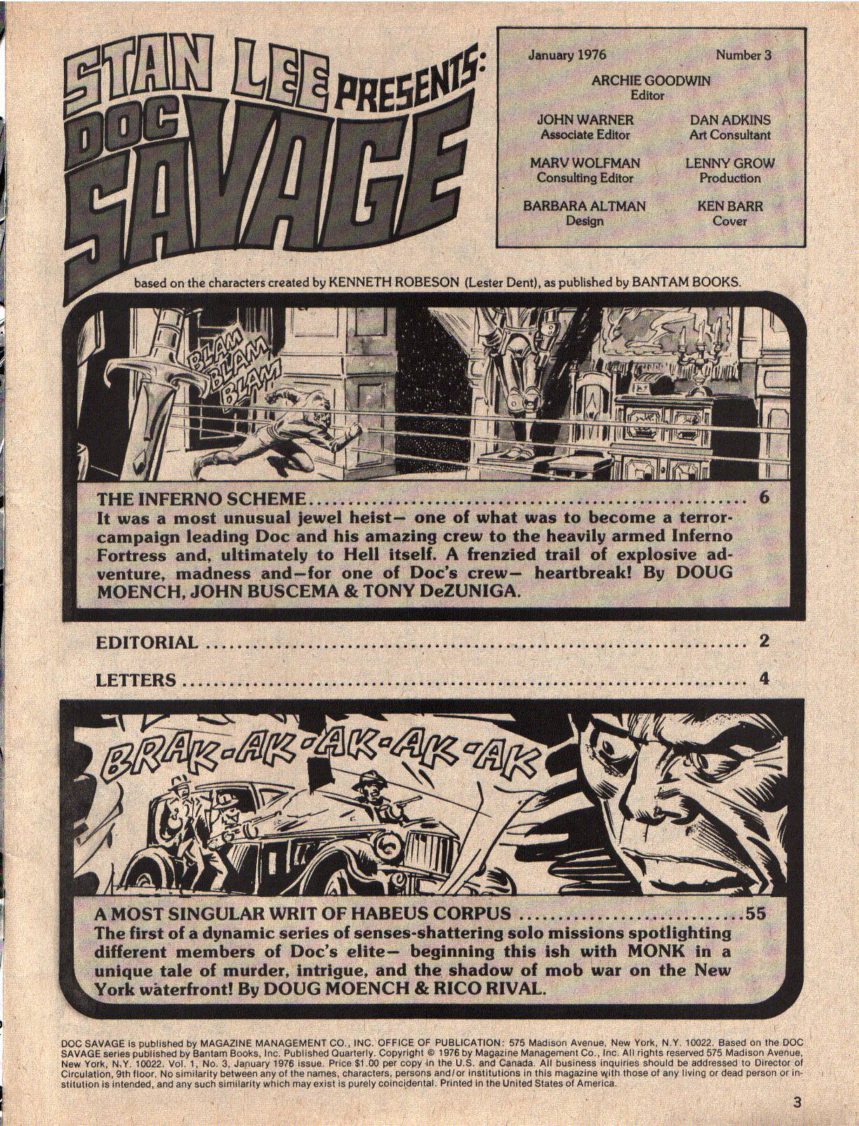 Read online Doc Savage (1975) comic -  Issue #3 - 3