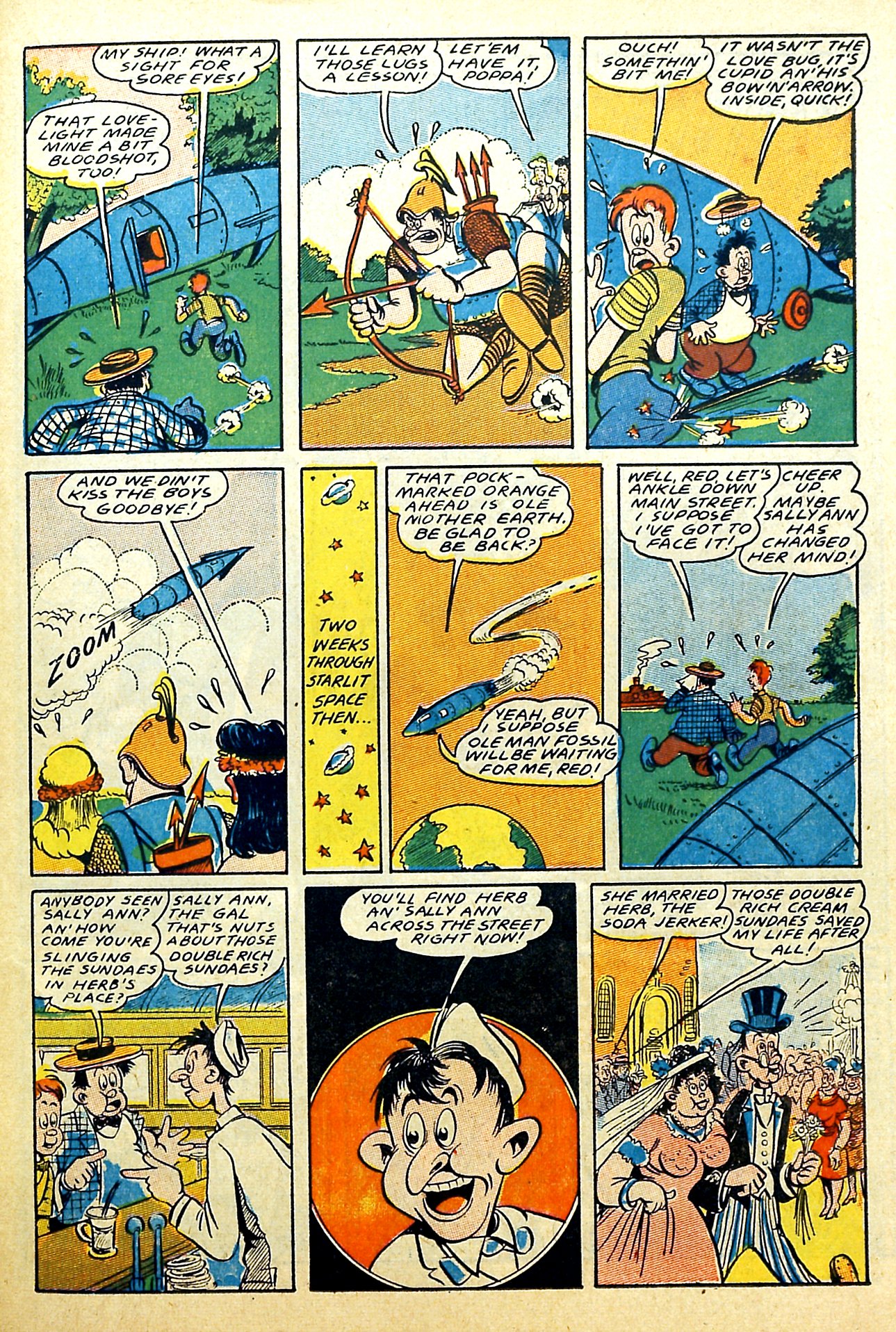 Read online Captain Flight Comics comic -  Issue #6 - 35
