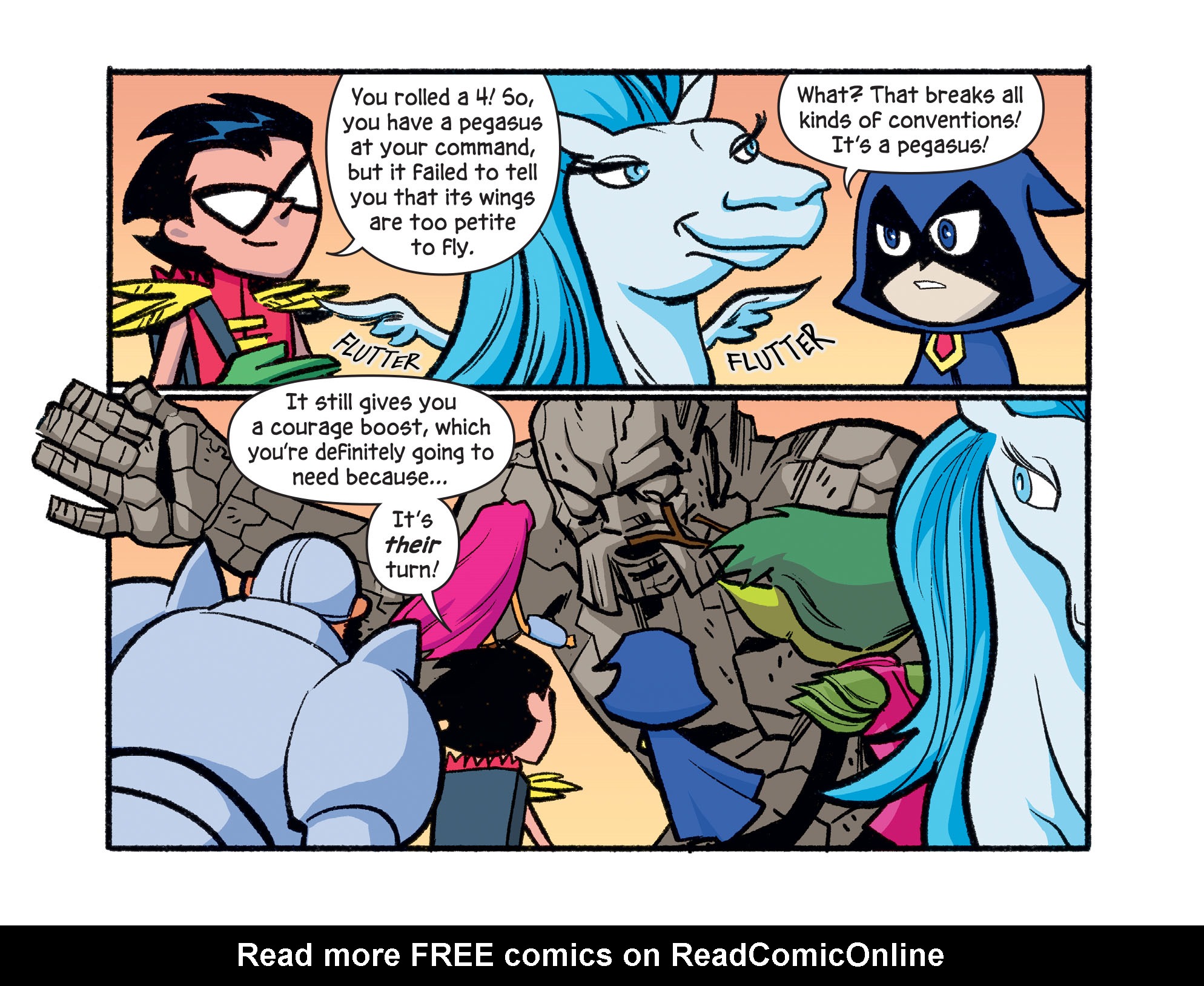 Read online Teen Titans Go! Roll With It! comic -  Issue #5 - 9