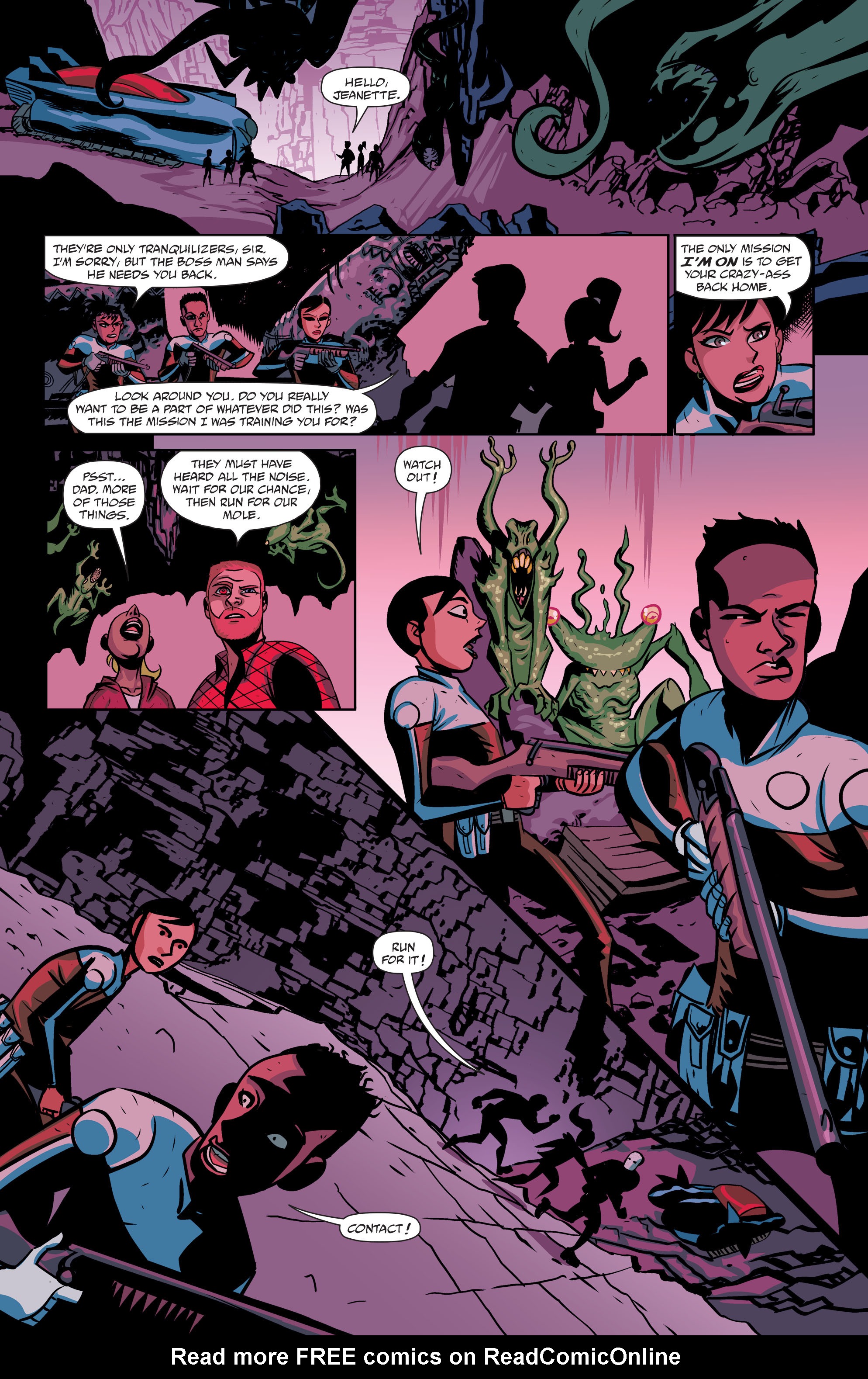 Read online Cave Carson Has a Cybernetic Eye comic -  Issue #4 - 14