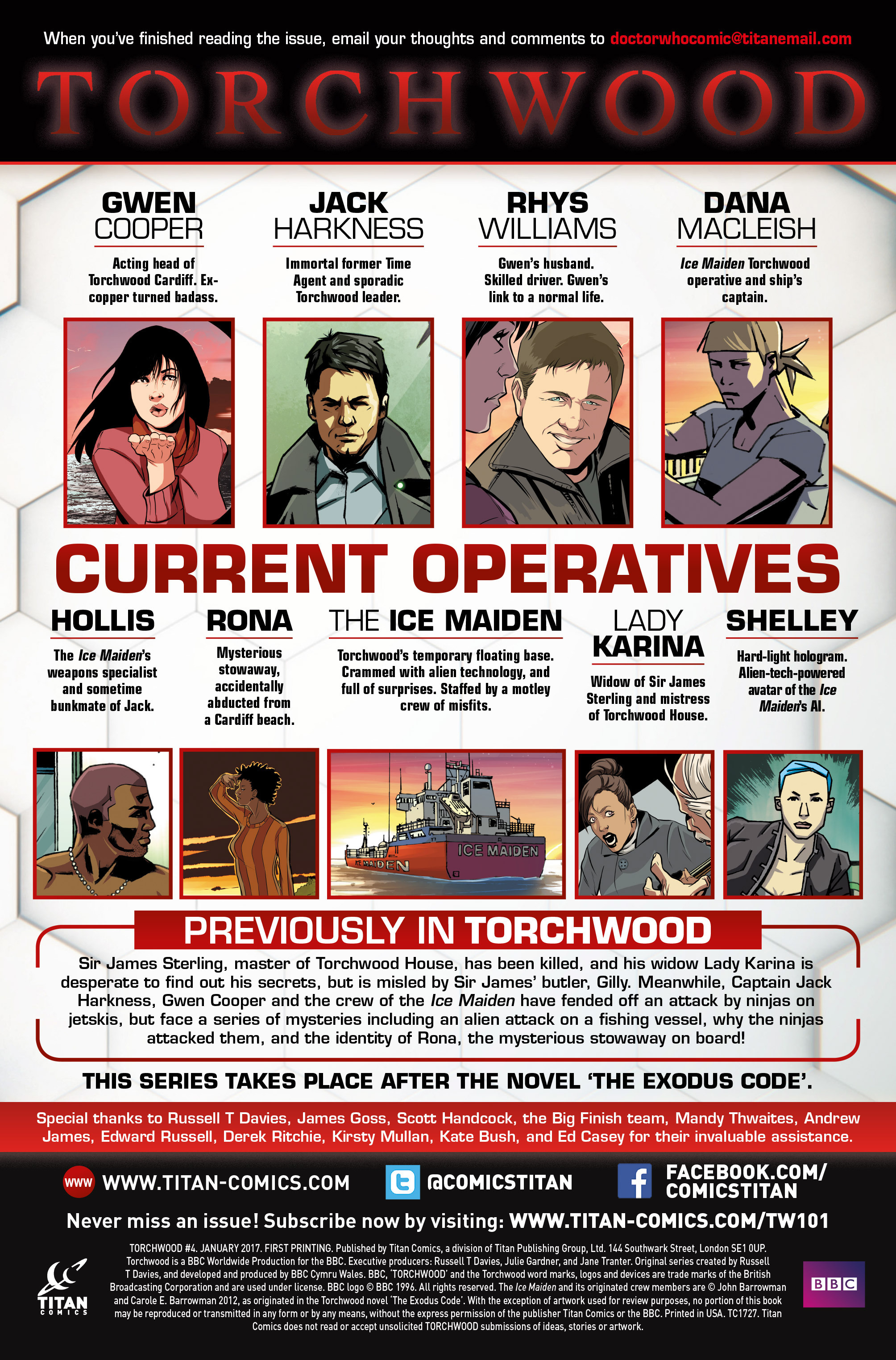 Read online Torchwood comic -  Issue #3 - 2
