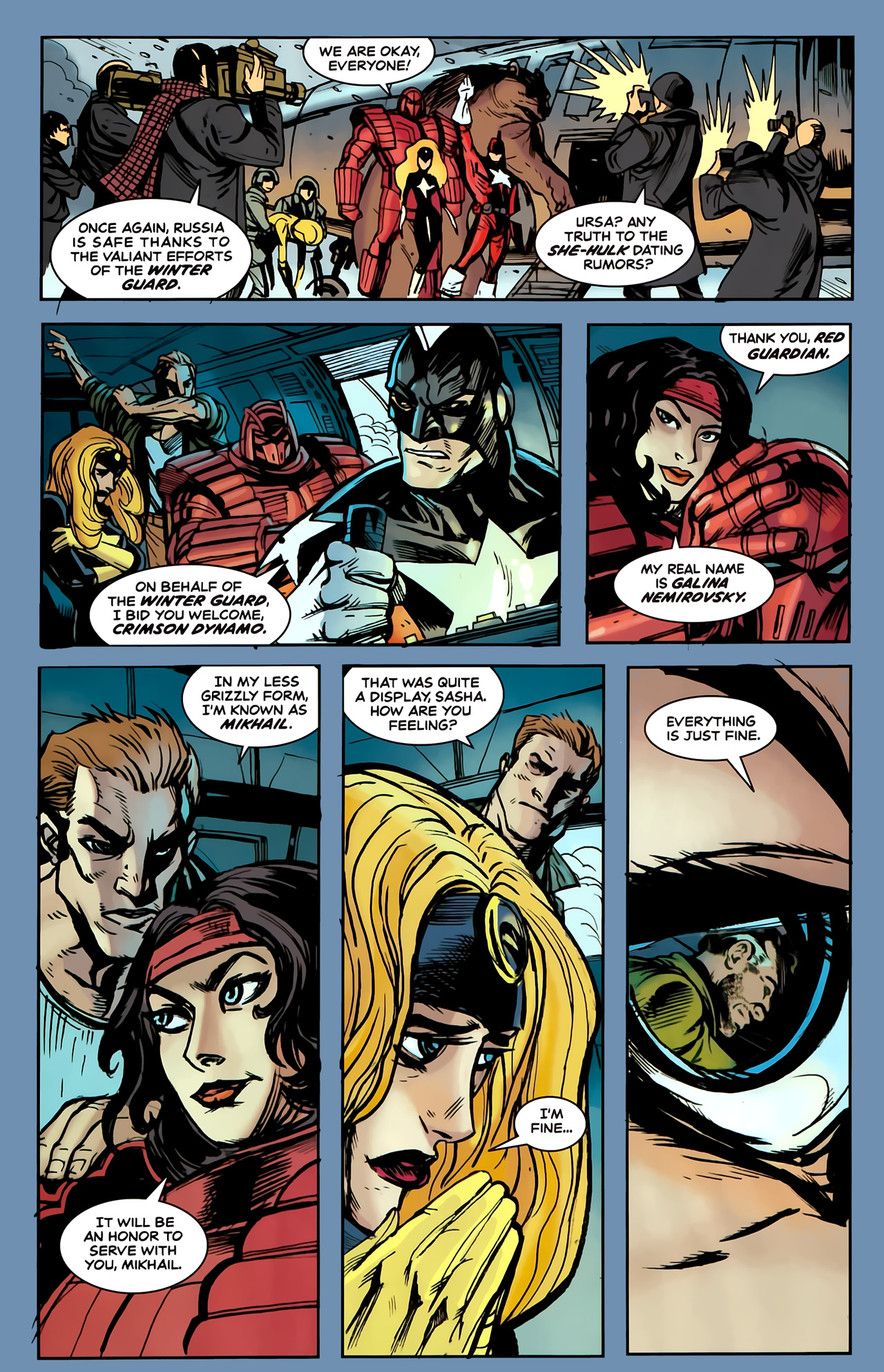 Read online Darkstar & The Winter Guard comic -  Issue #0 - 9