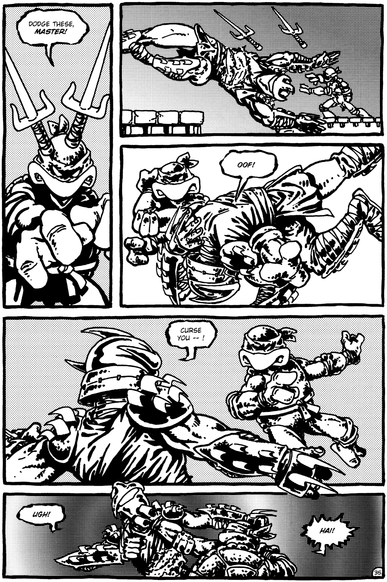 Read online Teenage Mutant Ninja Turtles (1984) comic -  Issue #1 - 35