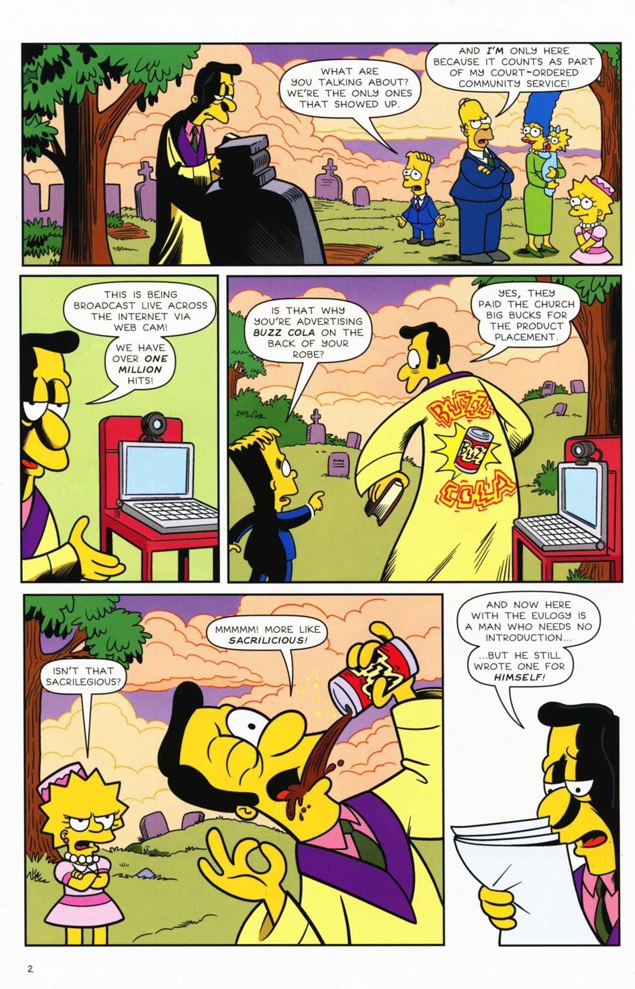 Read online Bongo Comics presents Comic Book Guy: The Comic Book comic -  Issue #2 - 4