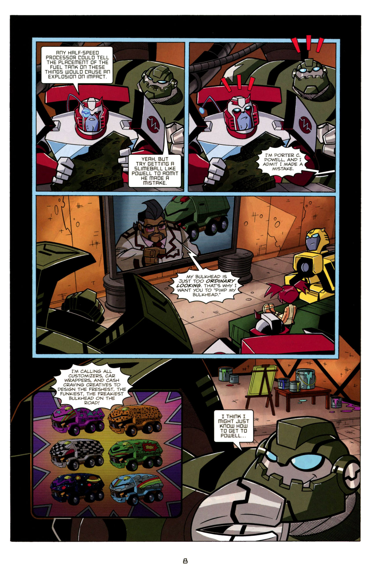 Read online Transformers Animated: The Arrival comic -  Issue #4 - 11