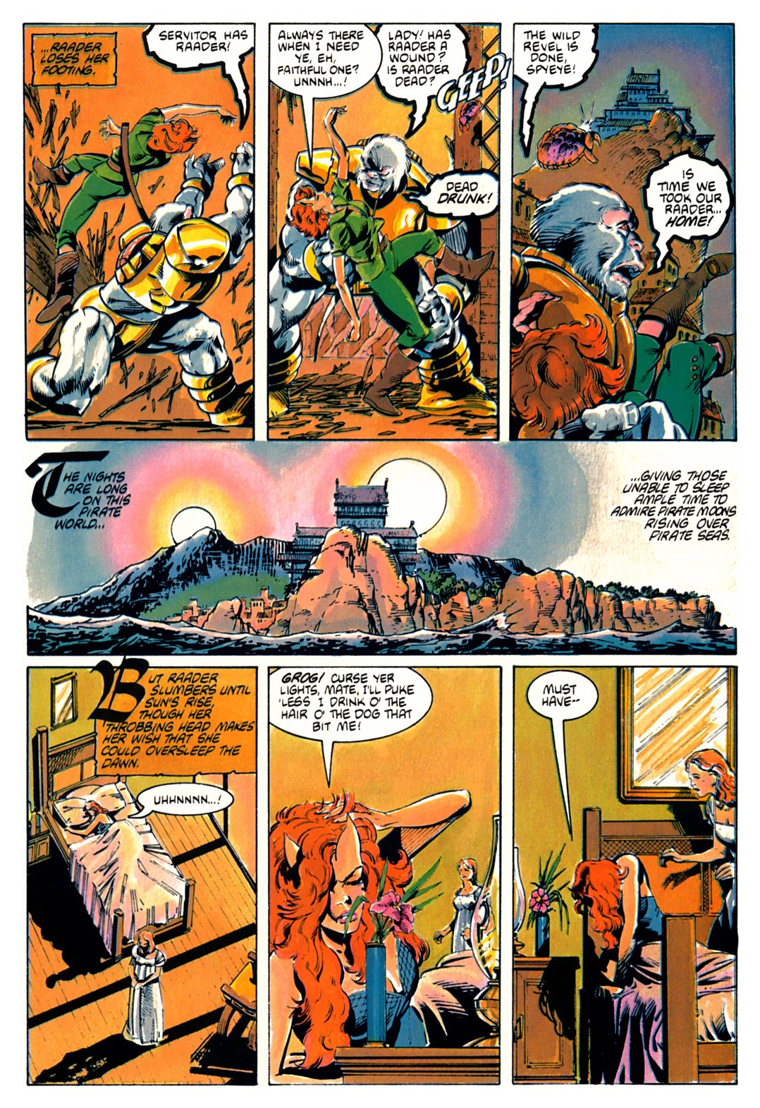 Read online Marvel Graphic Novel comic -  Issue #14 - Swords of the Swashbucklers - 37