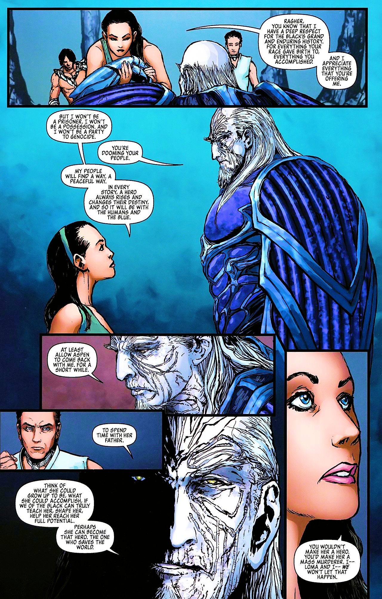 Read online Fathom: Blue Descent comic -  Issue #4 - 12