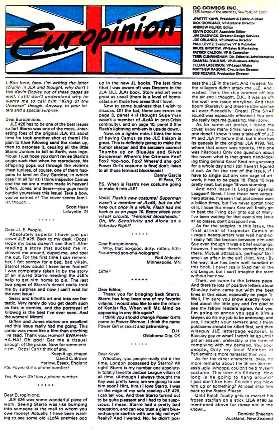 Read online Justice League Europe comic -  Issue #31 - 24