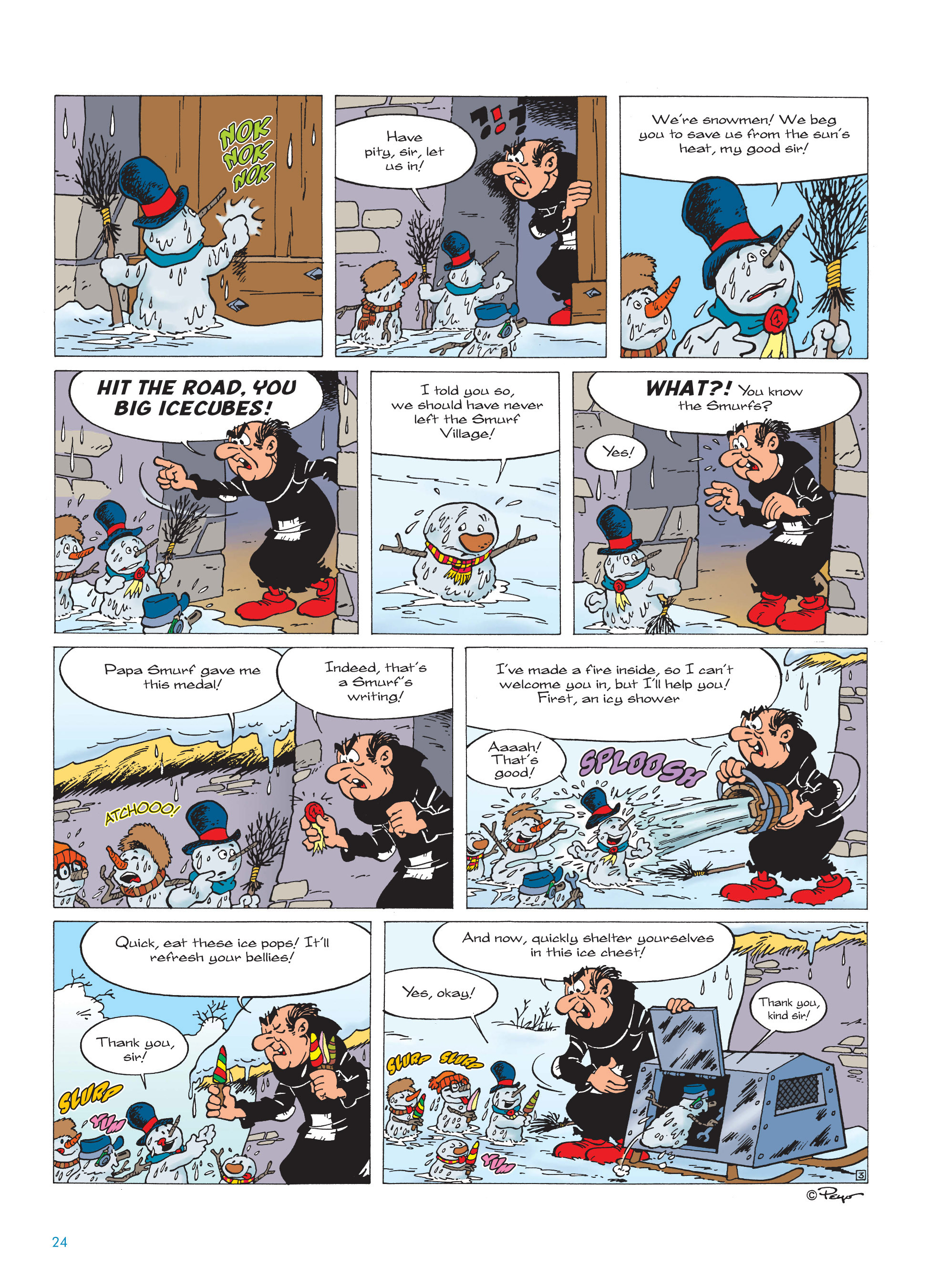 Read online The Smurfs Christmas comic -  Issue # Full - 24
