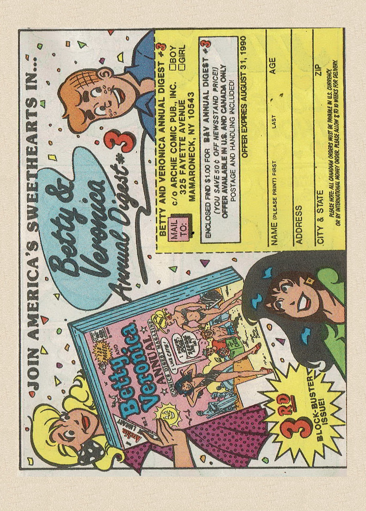 Read online Betty and Veronica Digest Magazine comic -  Issue #43 - 65