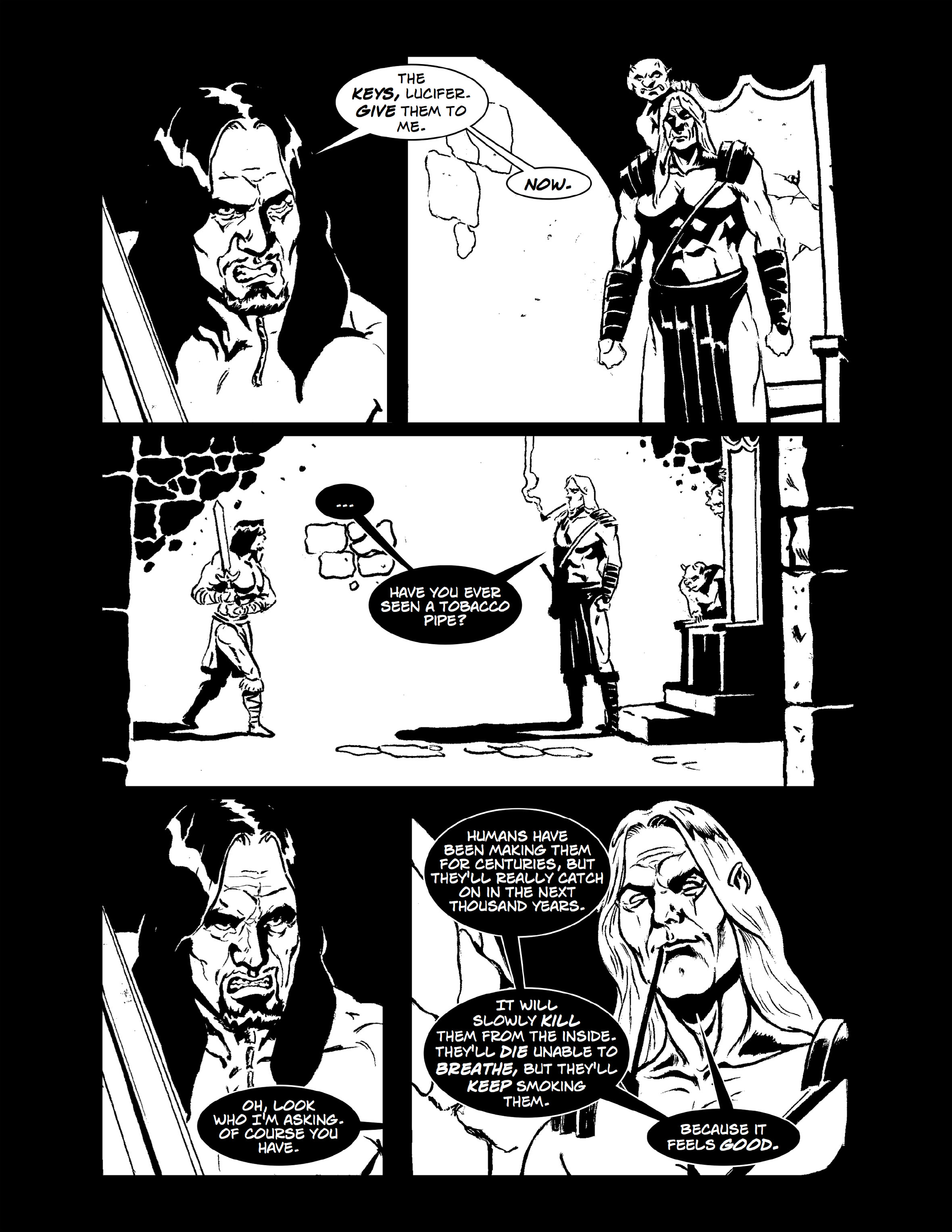Read online Jesus Christ Demon Slayer comic -  Issue #3 - 10